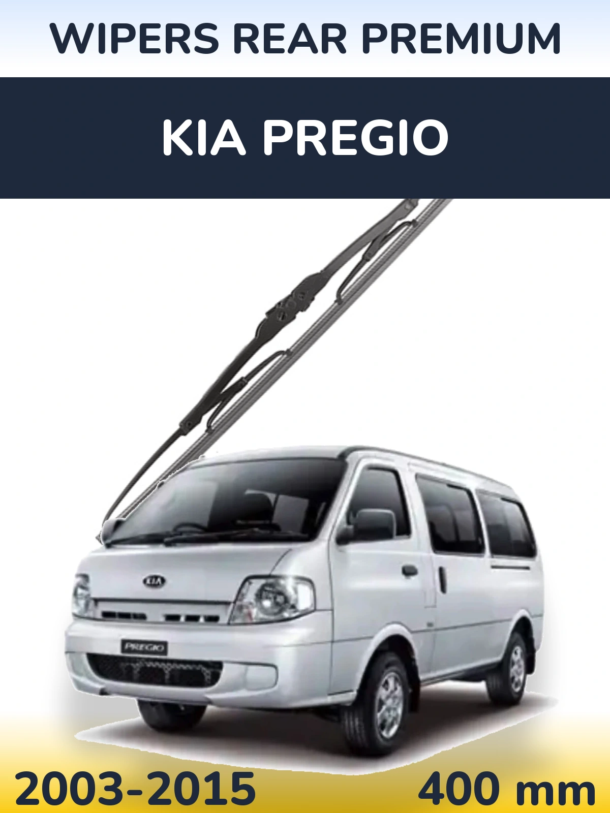Задний дворник WIPERS REAR PREMIUM 400 мм для KIA Pregio 2003-2015