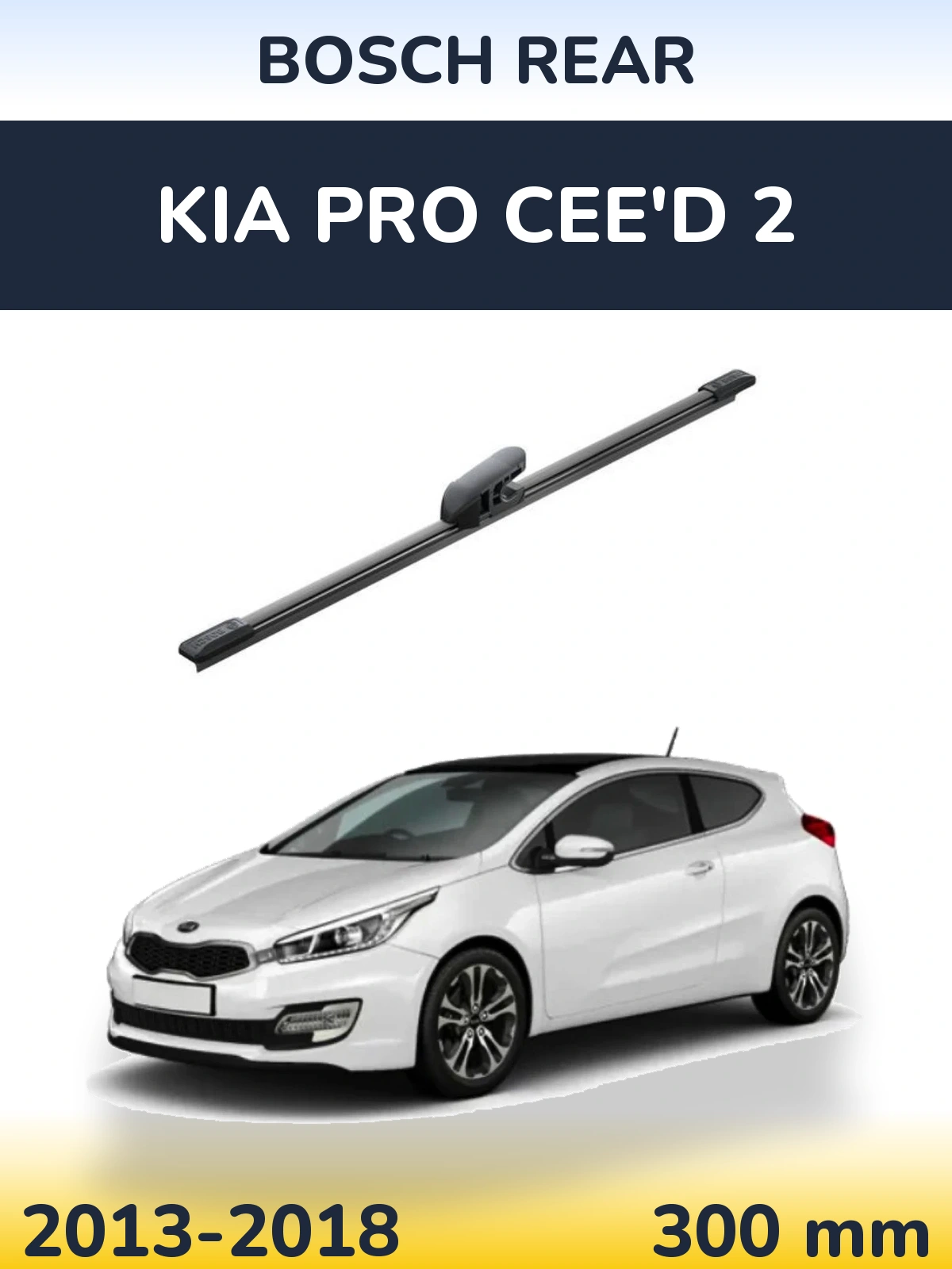 Tylna wycieraczka BOSCH Rear 300 mm do KIA Pro Cee'd 2 2013-2018