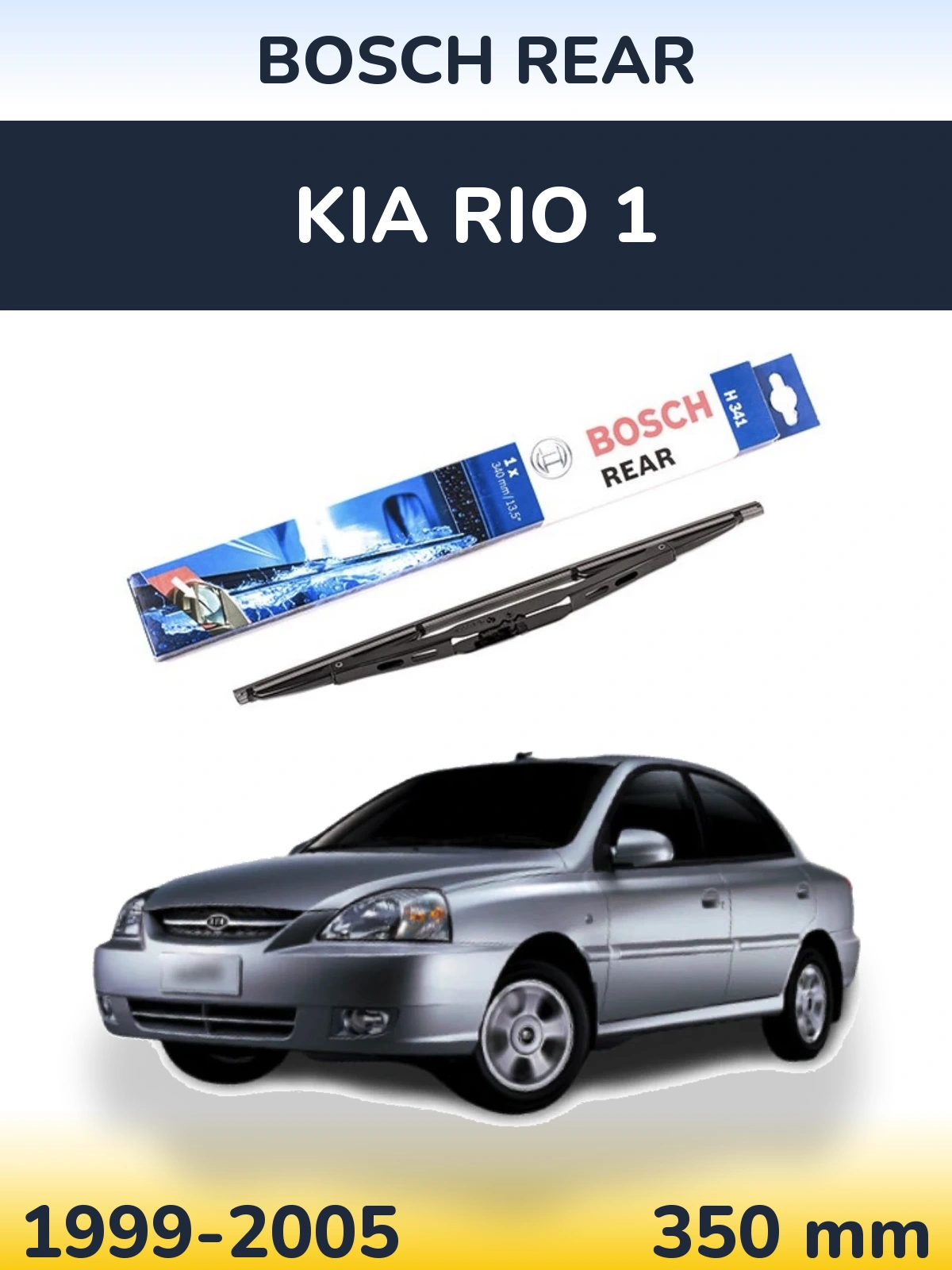 Tylna wycieraczka BOSCH Rear 340 mm do KIA Rio 1 1999-2005