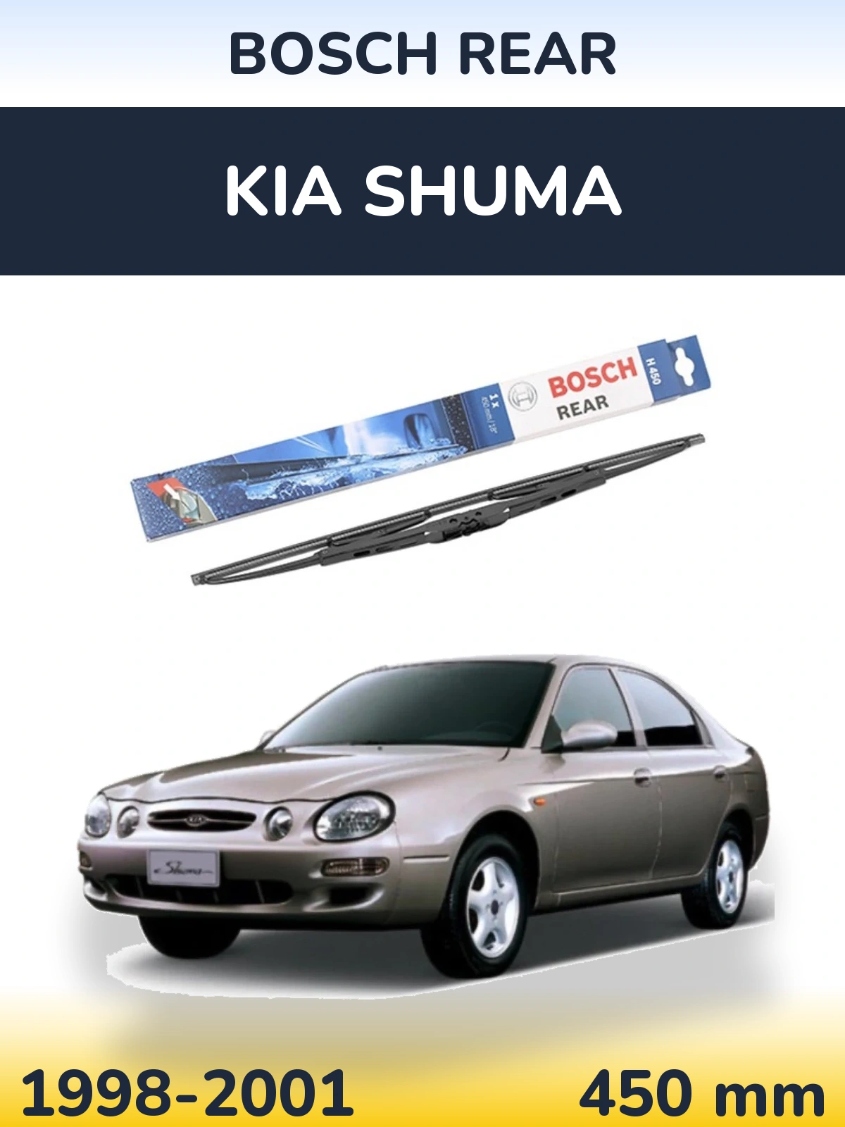 Tylna wycieraczka BOSCH Rear 450 mm do KIA Shuma 1998-2001