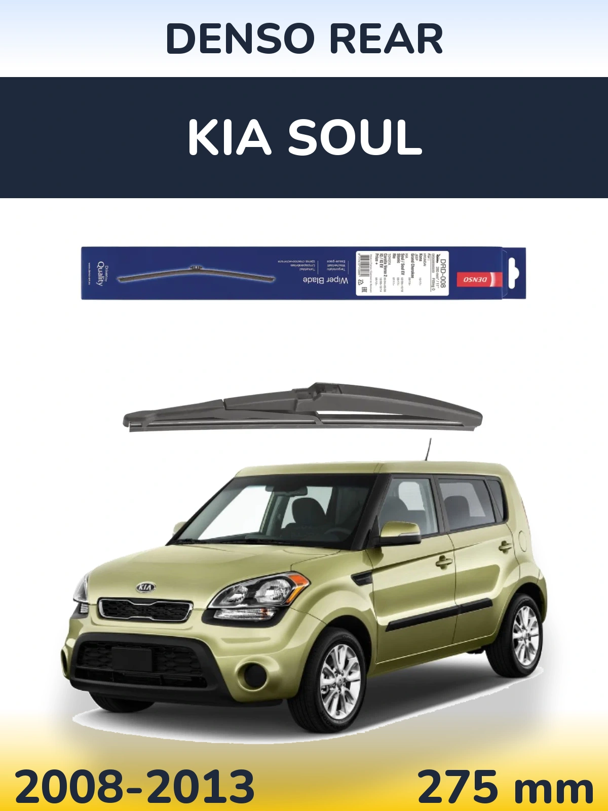 Tylna wycieraczka Denso Rear 280 mm do KIA Soul 2008-2013