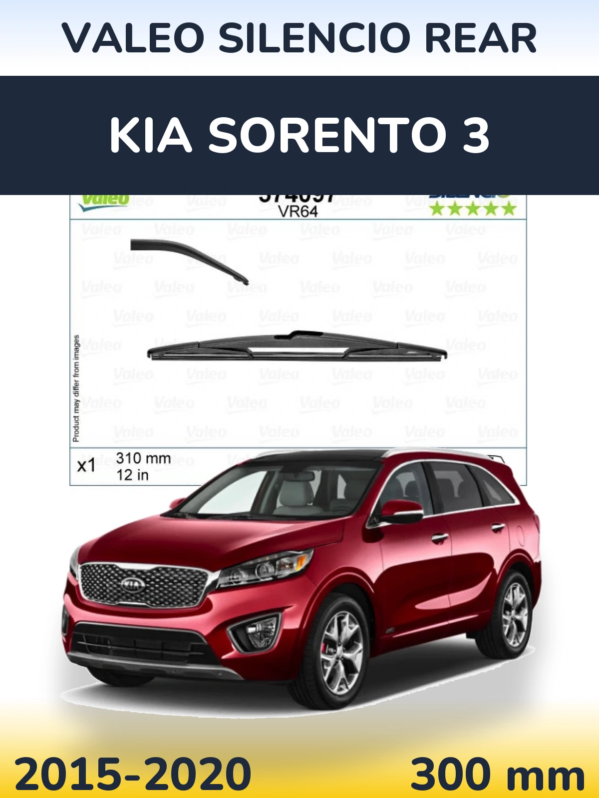 Tylna wycieraczka Valeo Silencio Rear 310 mm do KIA Sorento 3 2015-2020