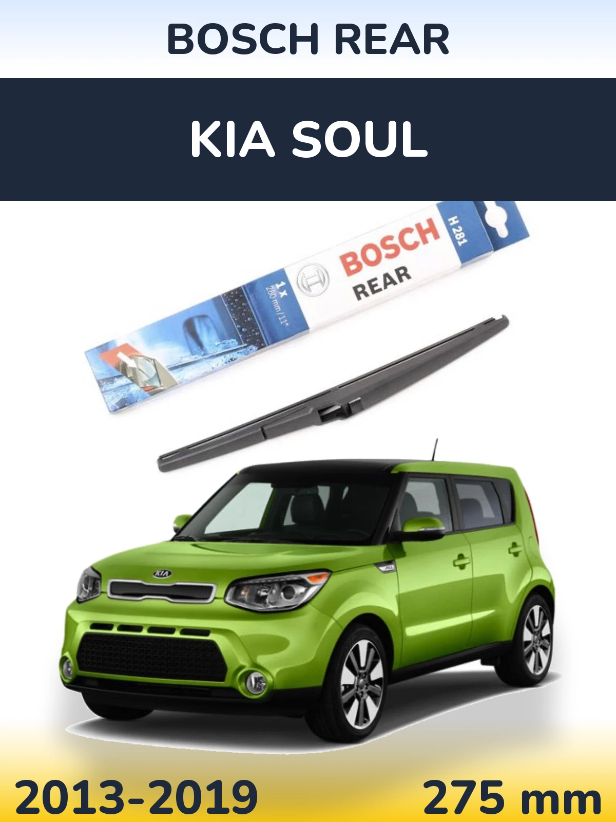 Tylna wycieraczka BOSCH Rear 280 mm do KIA Soul 2013-2019