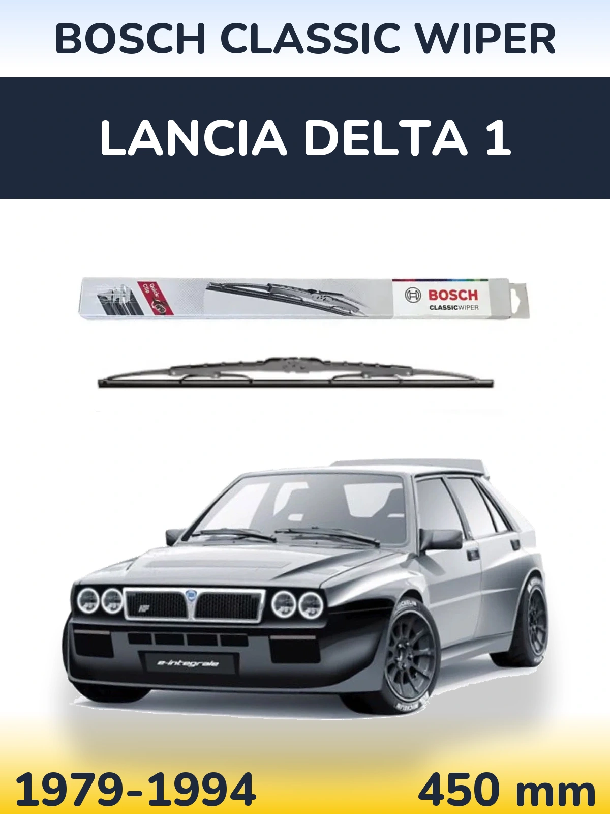 Tylna wycieraczka BOSCH Classic Wiper 450 mm do Lancia Delta 1 1979-1994