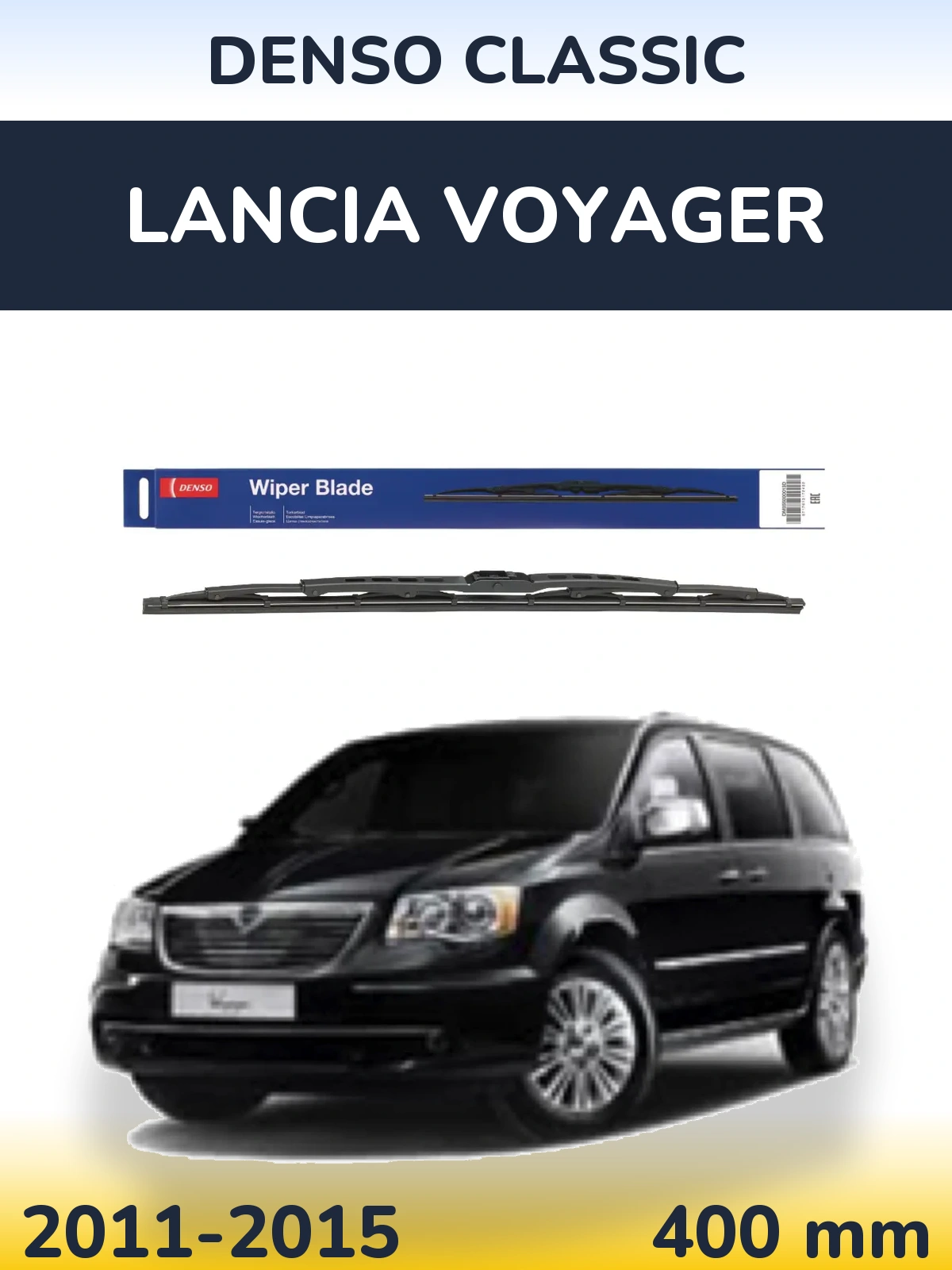 Tylna wycieraczka Denso Classic 400 mm do Lancia Voyager 2011-2015