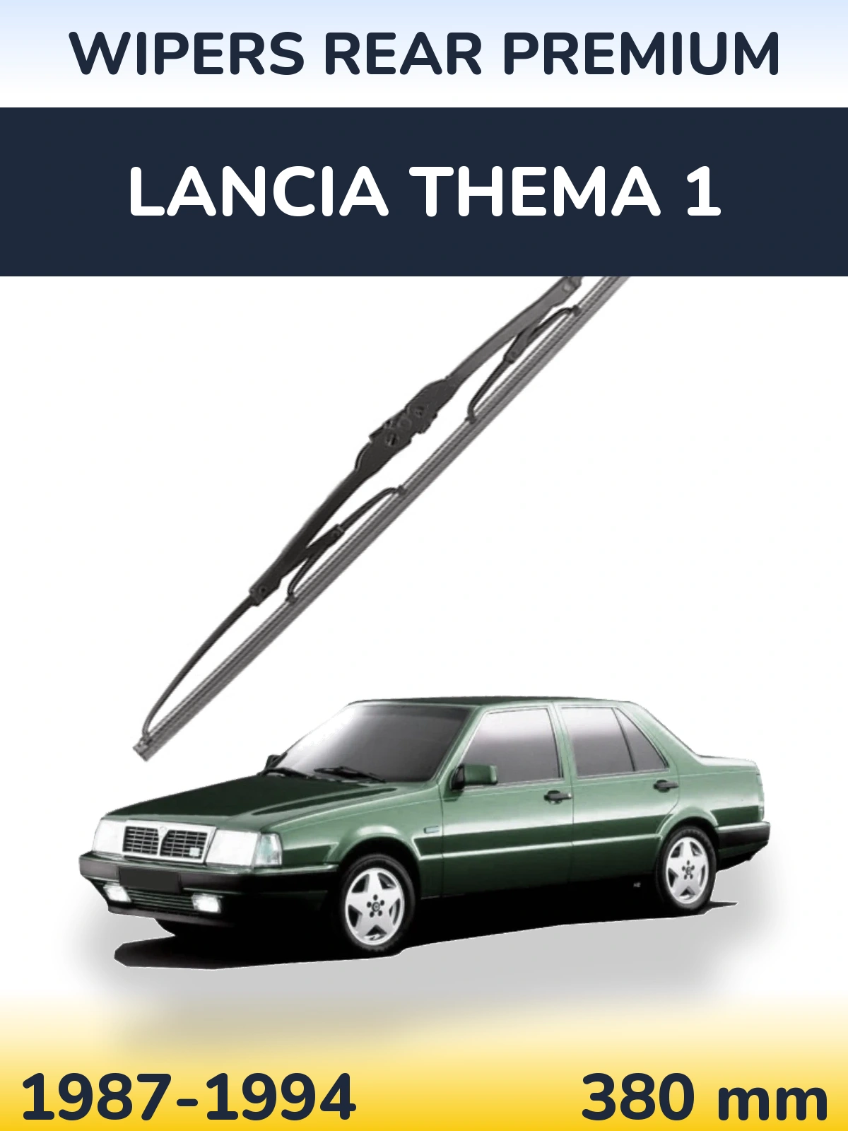 Tylna wycieraczka WIPERS REAR PREMIUM 380 mm do Lancia Thema 1 1987-1994