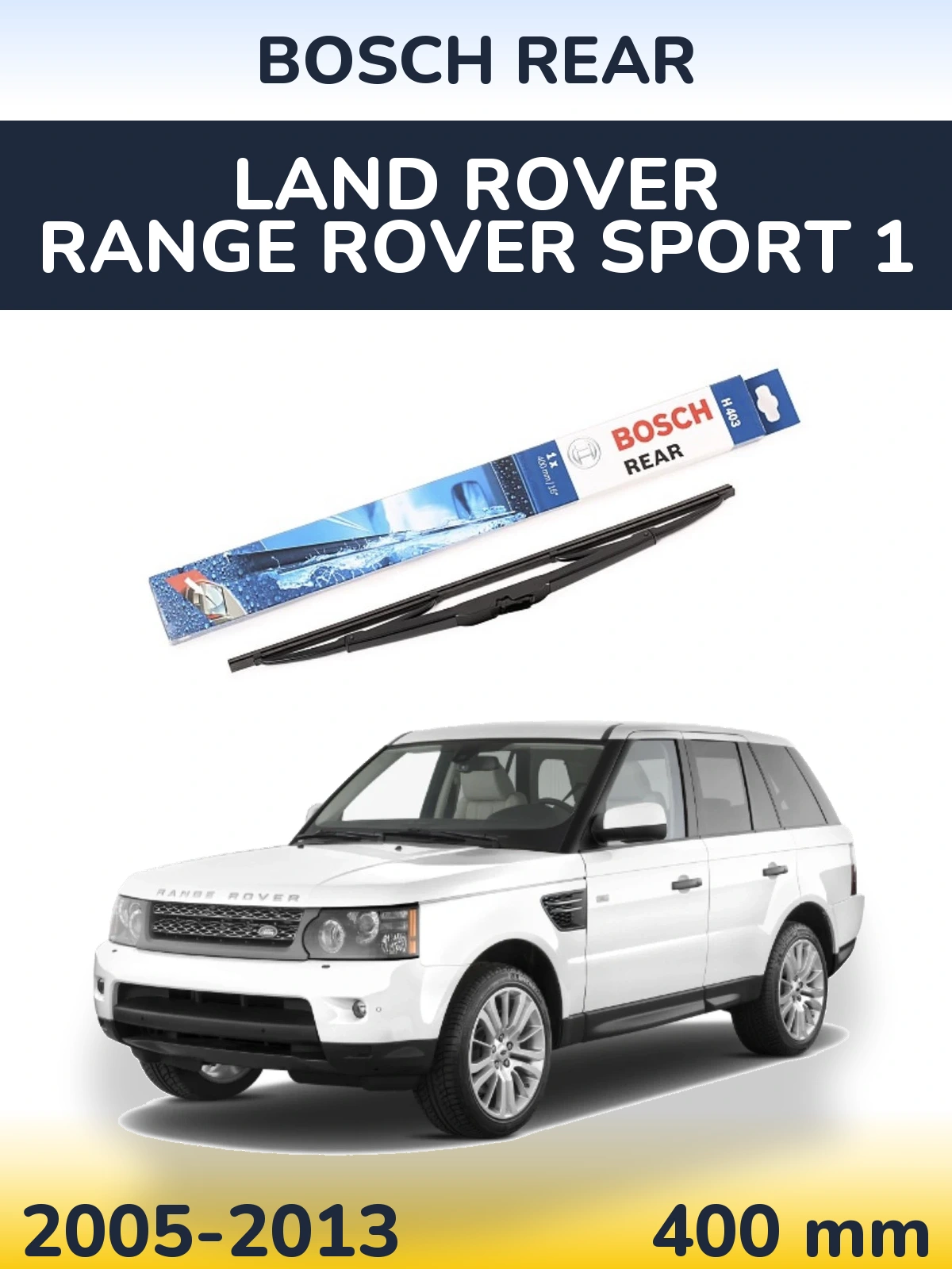 Tylna wycieraczka BOSCH Rear 400 mm do Land Rover Range Rover Sport 1 2005-2013