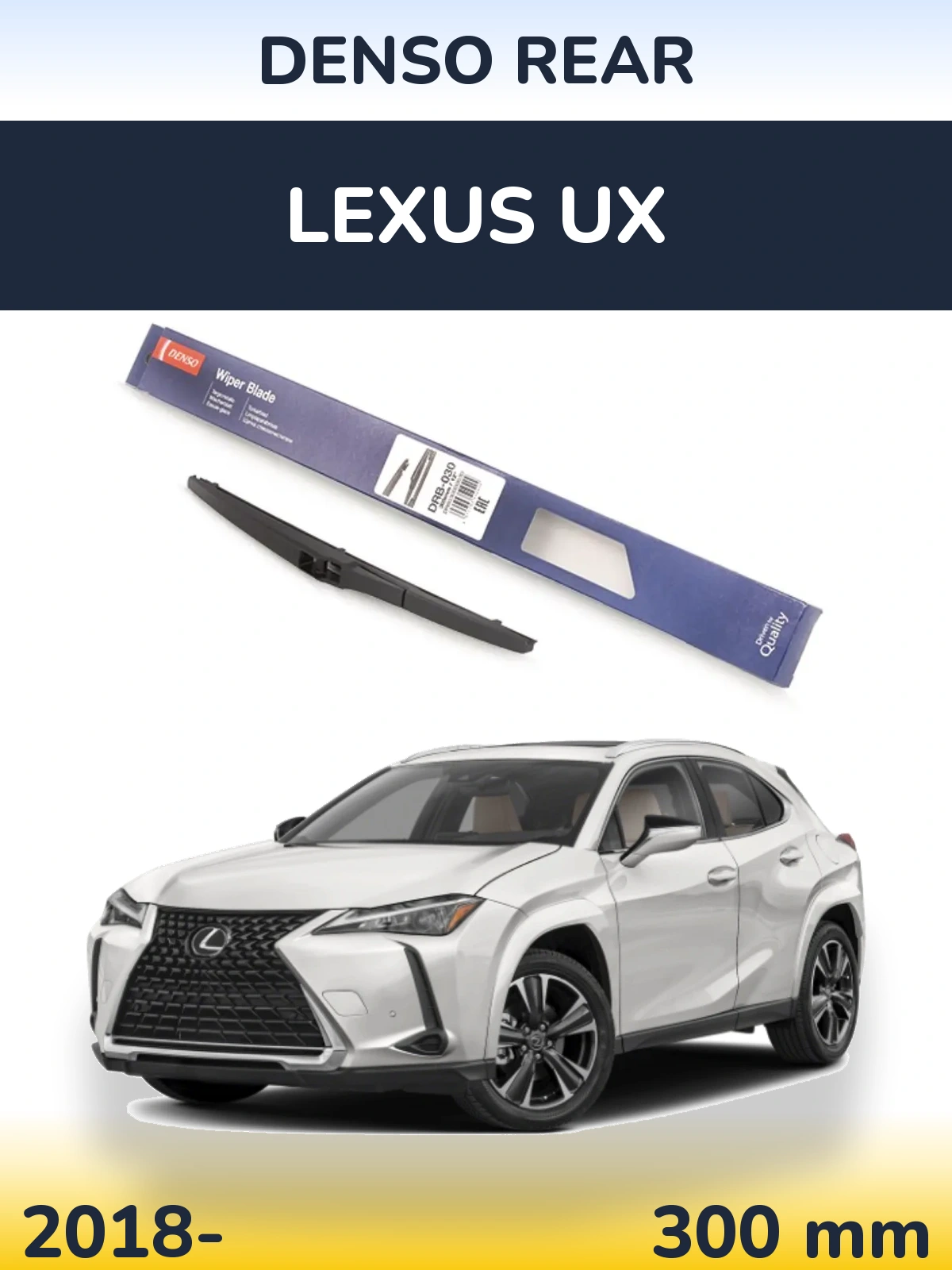 Tylna wycieraczka Denso Rear 300 mm do Lexus UX 2018-2026