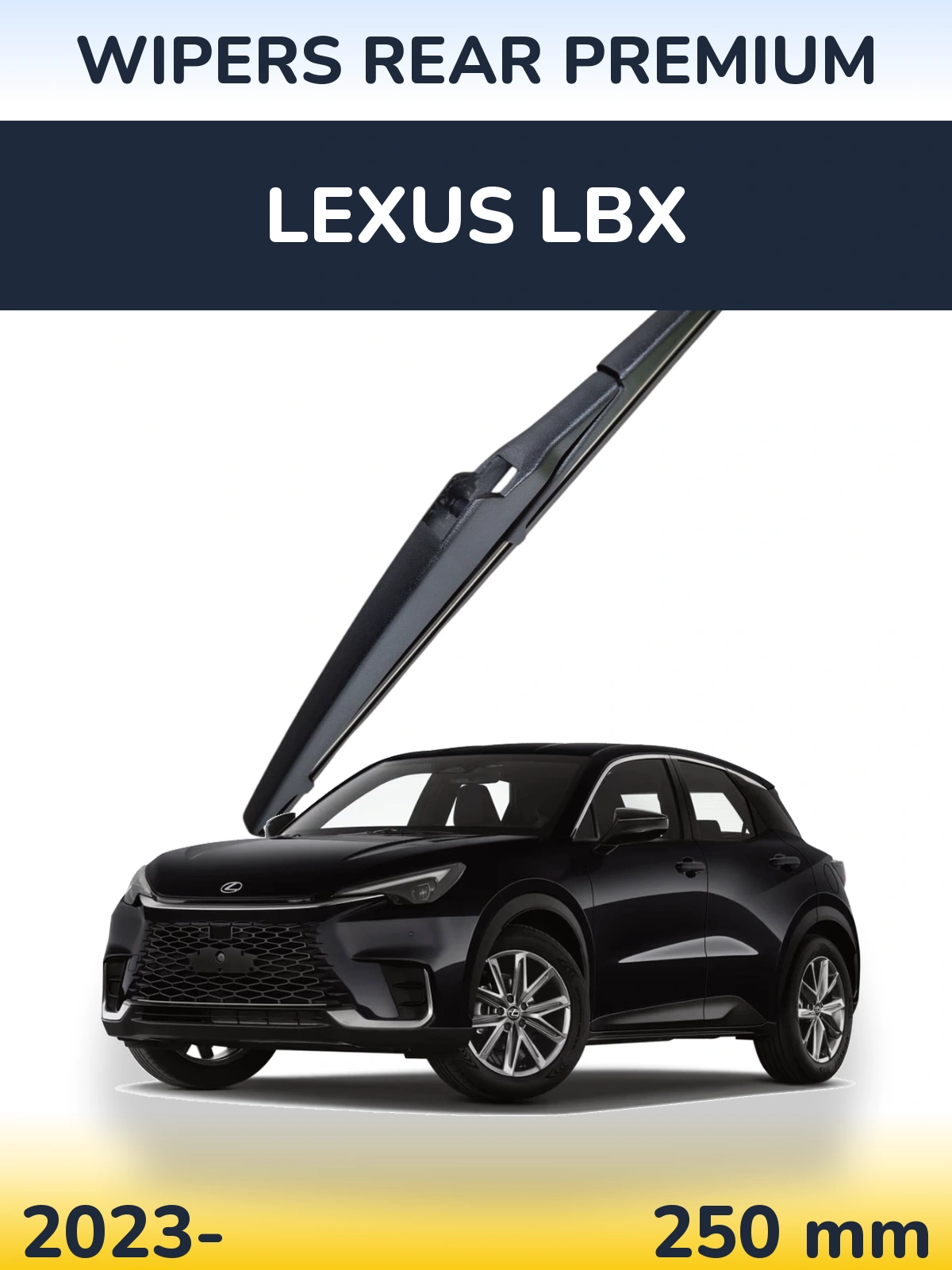 Tylna wycieraczka WIPERS REAR PREMIUM 250 mm do Lexus LBX 2023-2026