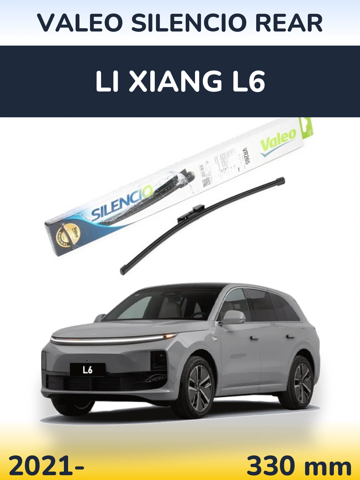 Tylna wycieraczka Valeo Silencio Rear 335 mm do Li Xiang L6 2021-2026