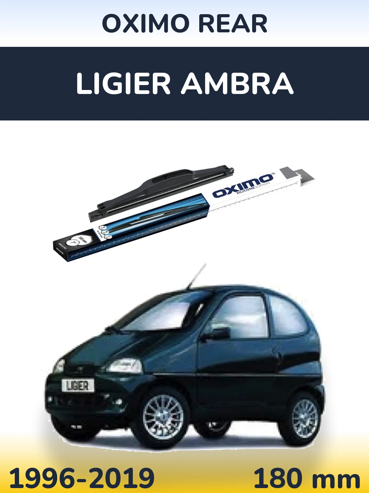 Tylna wycieraczka Oximo Rear 180 mm do Ligier Ambra 1996-2019