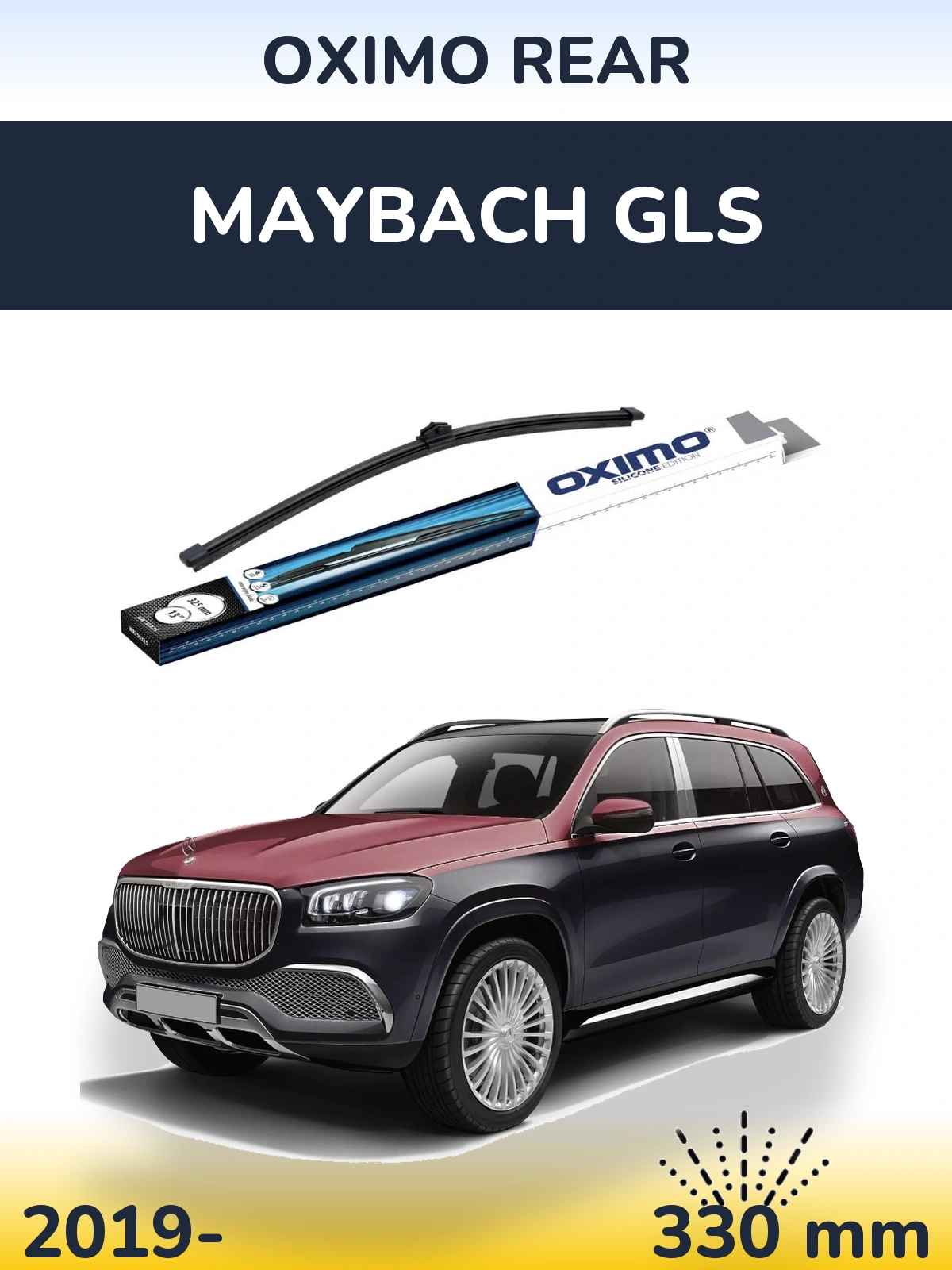 Tylna wycieraczka Oximo Rear 325 mm do Maybach GLS 2019-2026