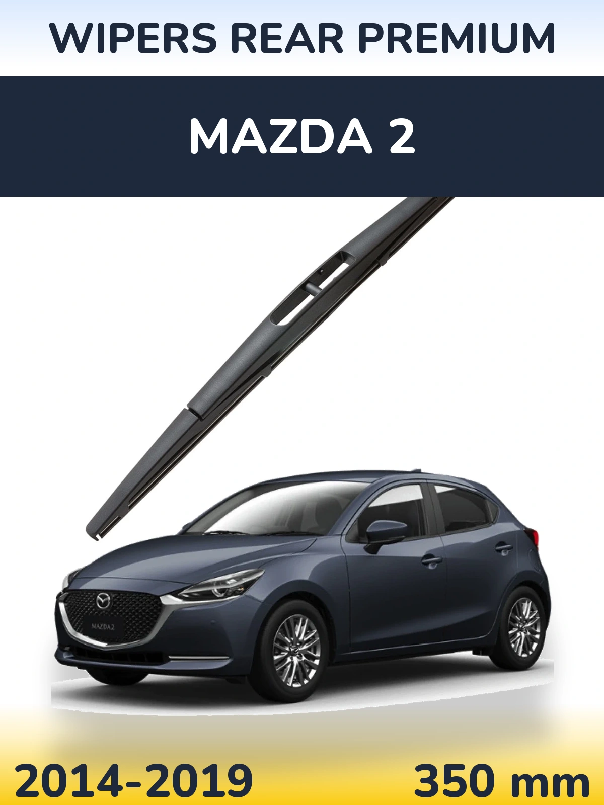 Tylna wycieraczka WIPERS REAR PREMIUM 350 mm do Mazda 2 2014-2019