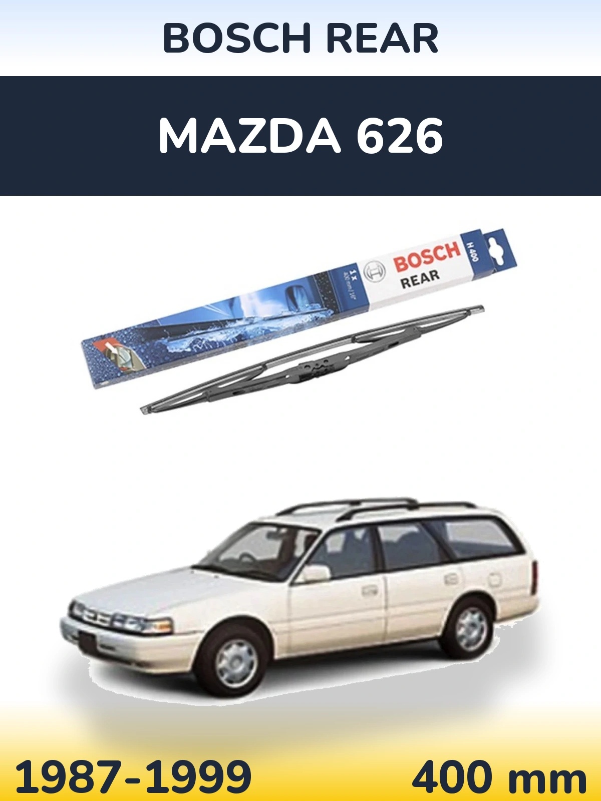 Tylna wycieraczka BOSCH Rear 400 mm do Mazda 626 1987-1999