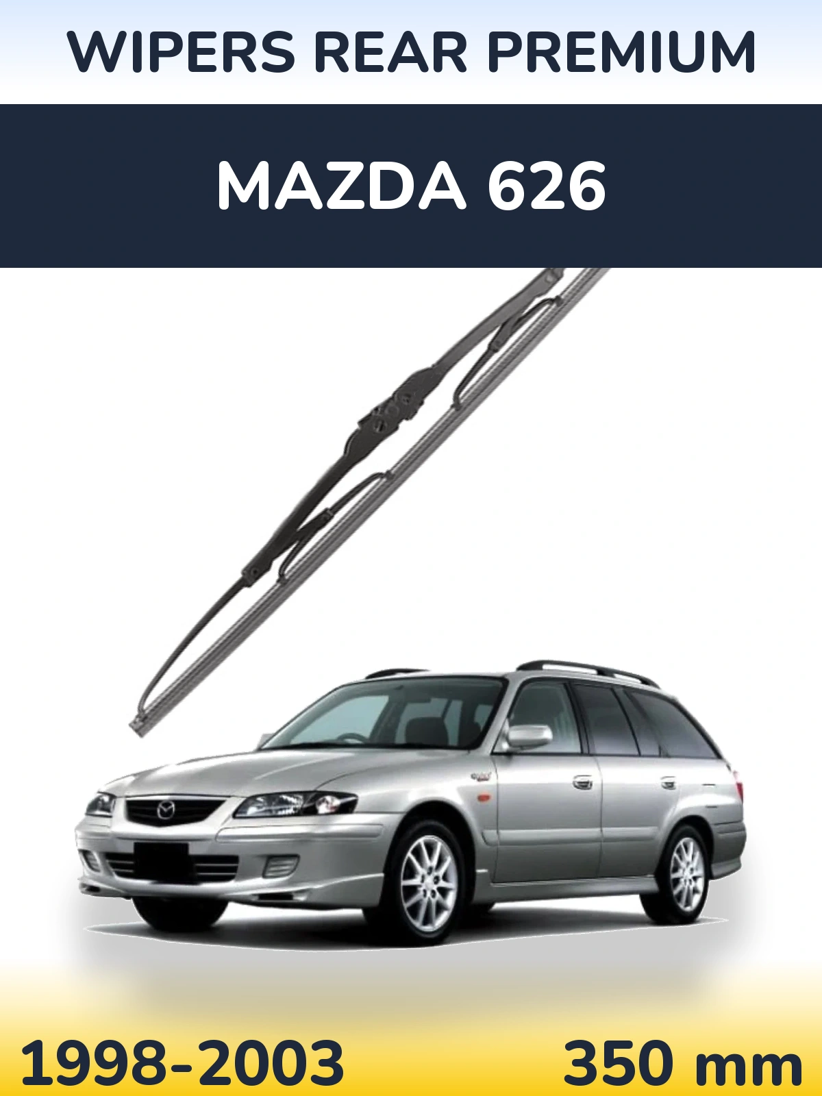 Tylna wycieraczka WIPERS REAR PREMIUM 350 mm do Mazda 626 1998-2003