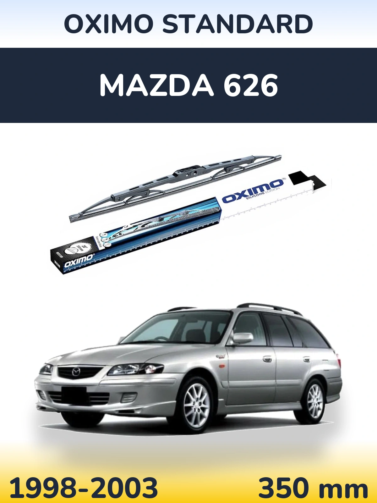 Tylna wycieraczka Oximo Standard 350 mm do Mazda 626 1998-2003