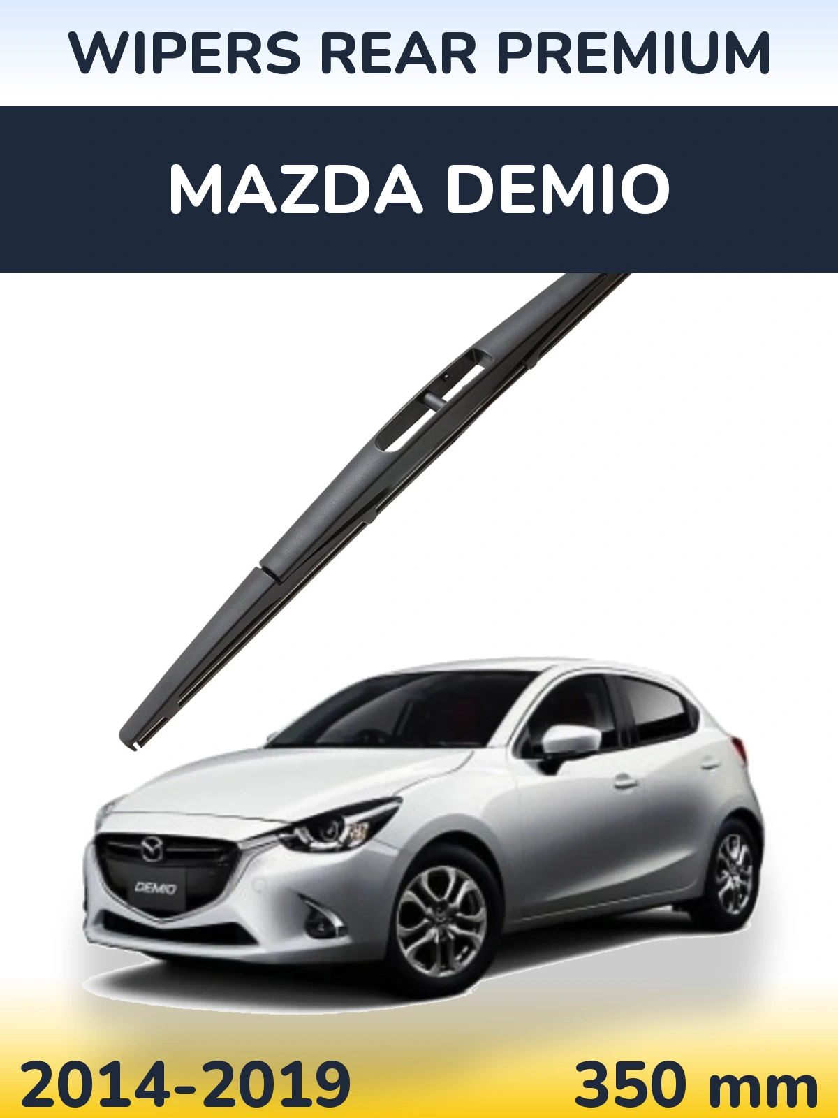 Tylna wycieraczka WIPERS REAR PREMIUM 350 mm do Mazda Demio 2014-2019