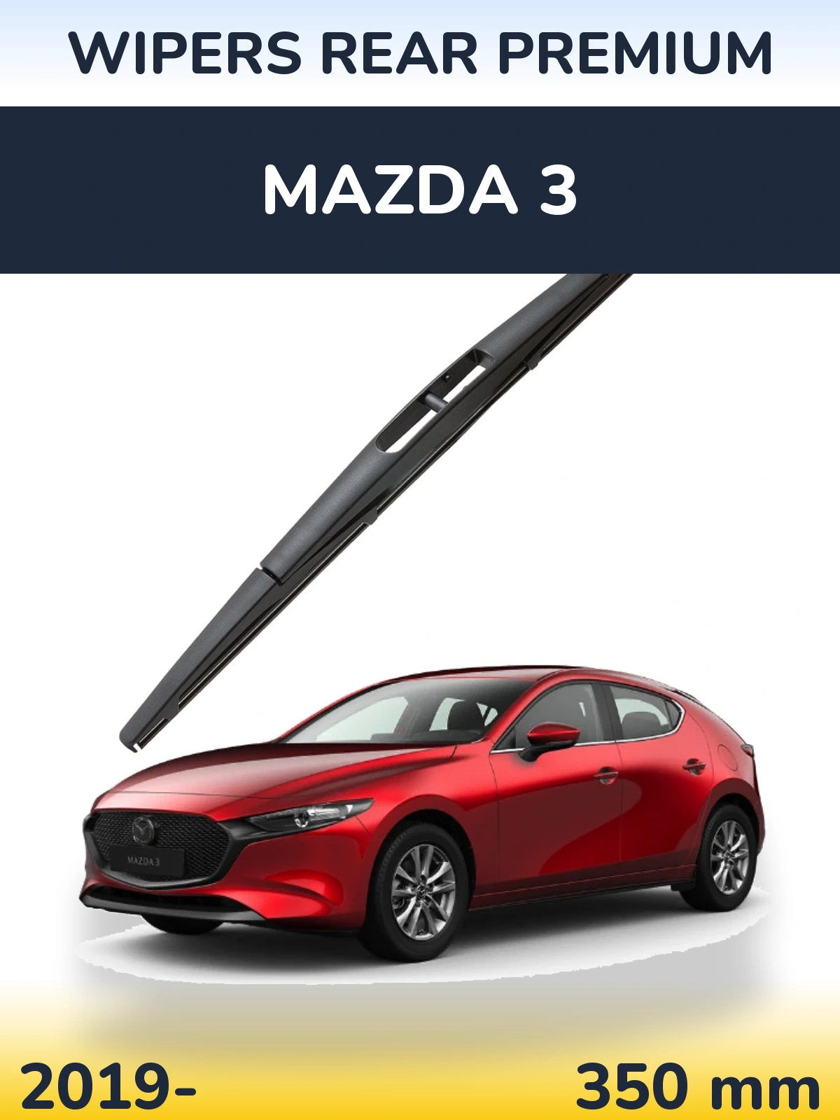 Tylna wycieraczka WIPERS REAR PREMIUM 350 mm do Mazda 3 2019-2026