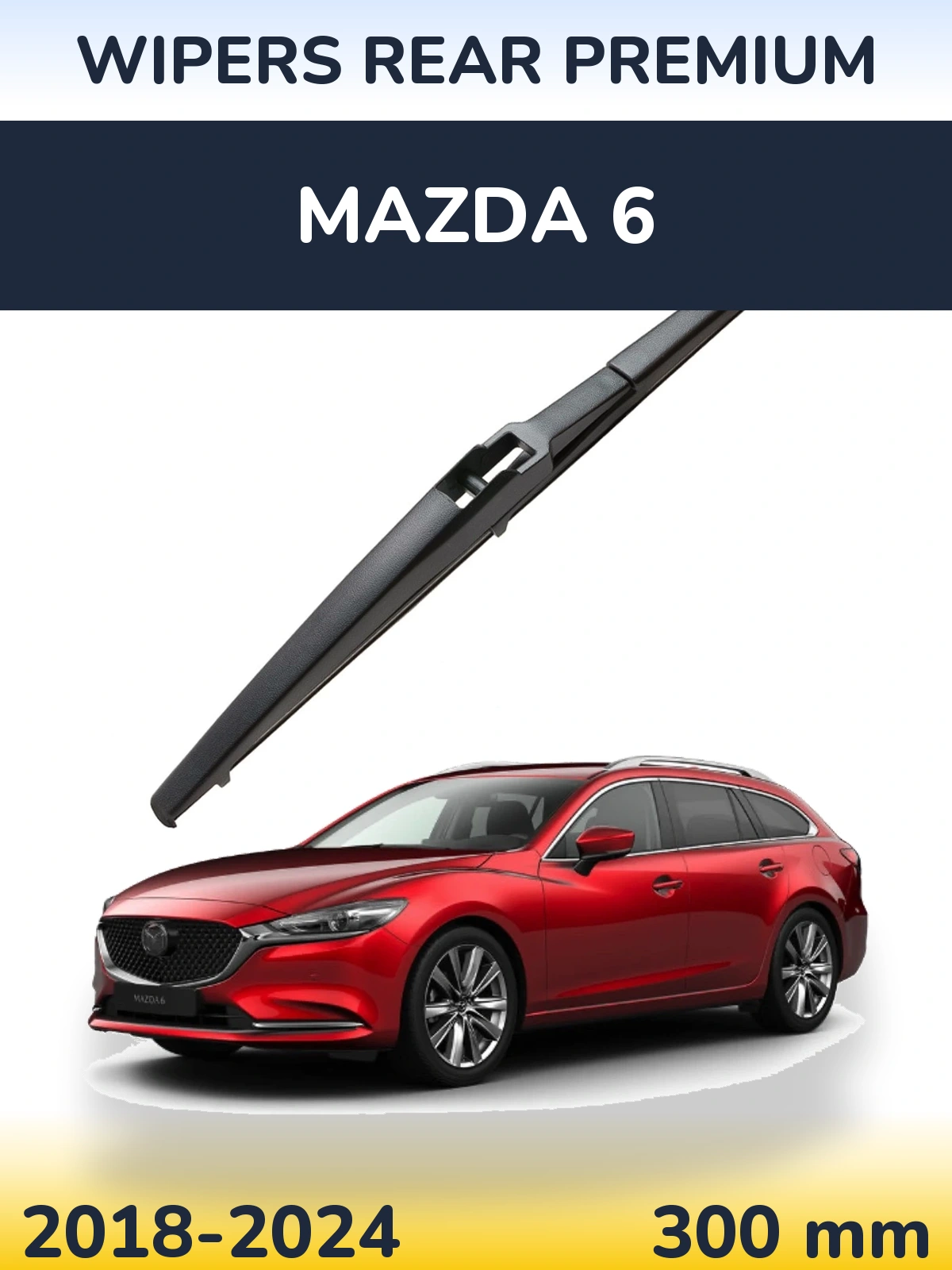 Tylna wycieraczka WIPERS REAR PREMIUM 300 mm do Mazda 6 2018-2024