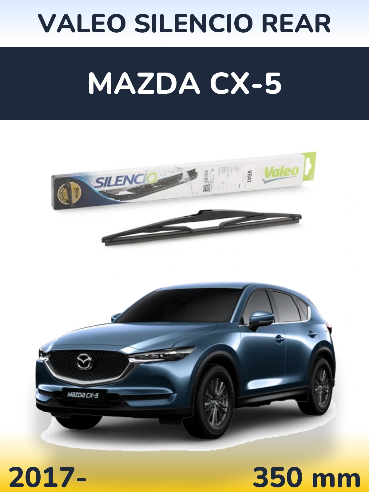 Tylna wycieraczka Valeo Silencio Rear 345 mm do Mazda CX-5 2017-2026