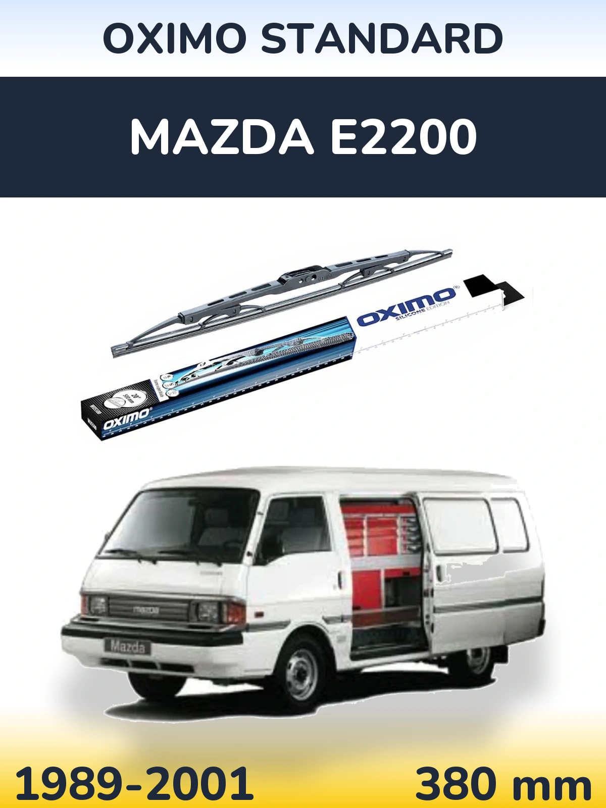 Tylna wycieraczka Oximo Standard 375 mm do Mazda E2200 1989-2001