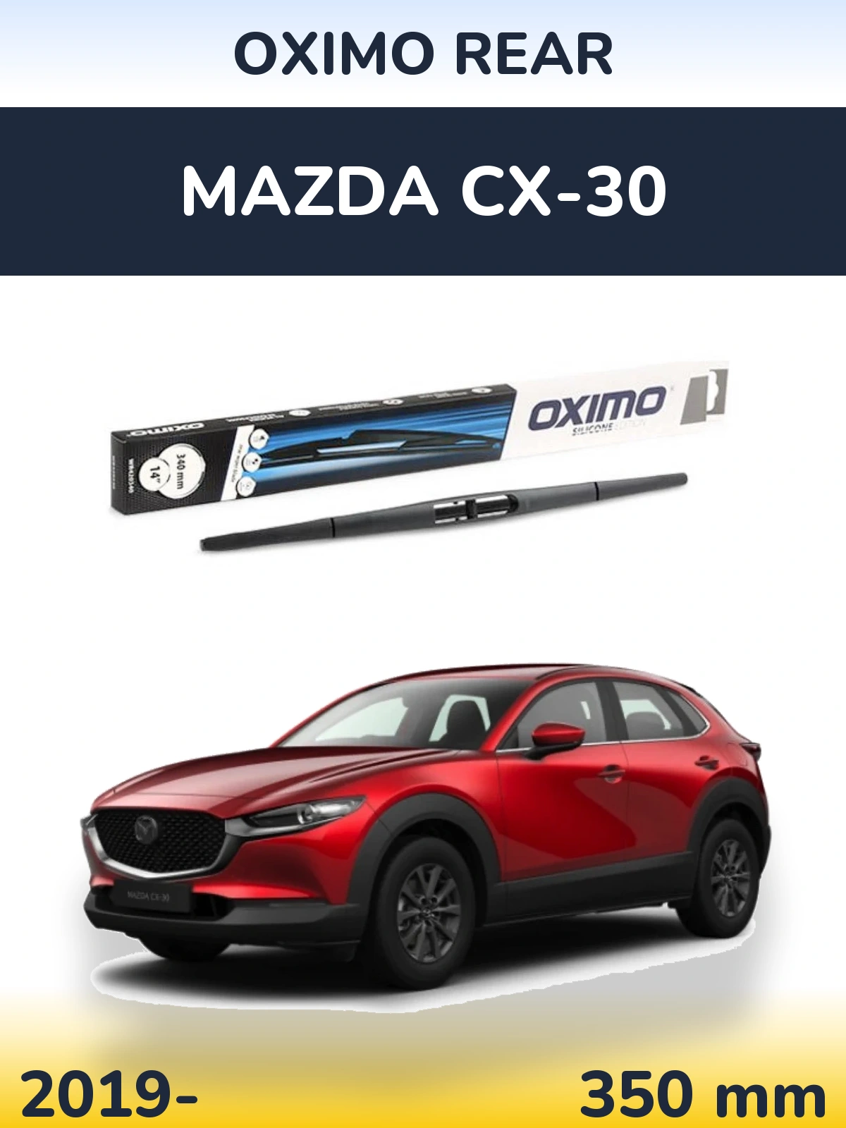 Tylna wycieraczka Oximo Rear 350 mm do Mazda CX-30 2019-2026