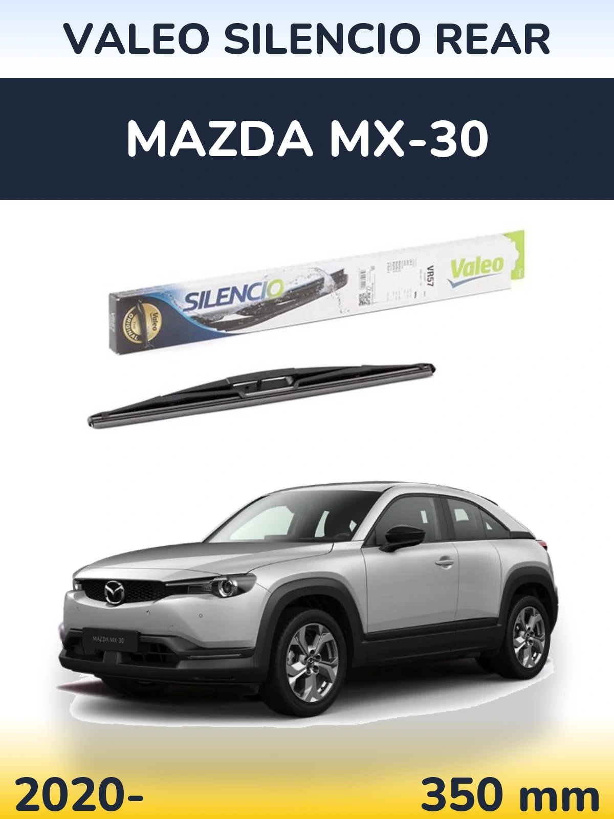 Tylna wycieraczka Valeo Silencio Rear 345 mm do Mazda MX-30 2020-2026