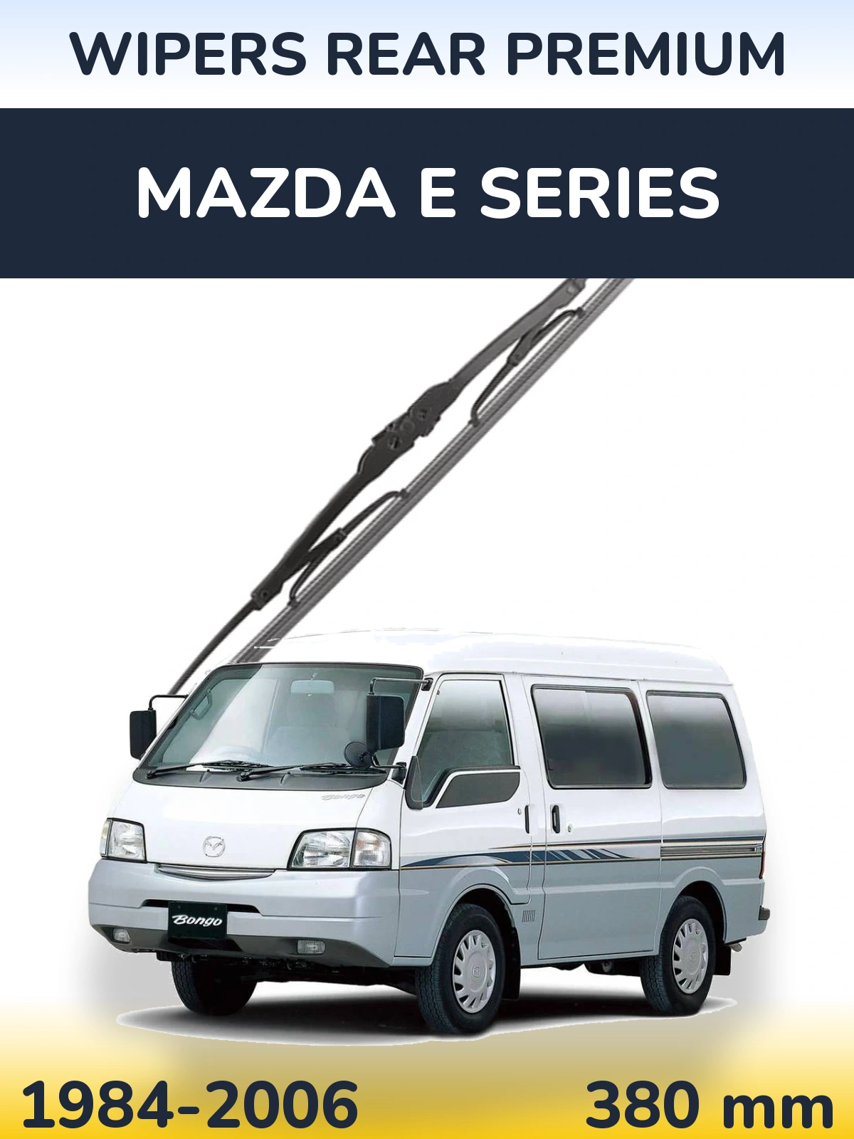 Tylna wycieraczka WIPERS REAR PREMIUM 380 mm do Mazda E Series 1984-2006
