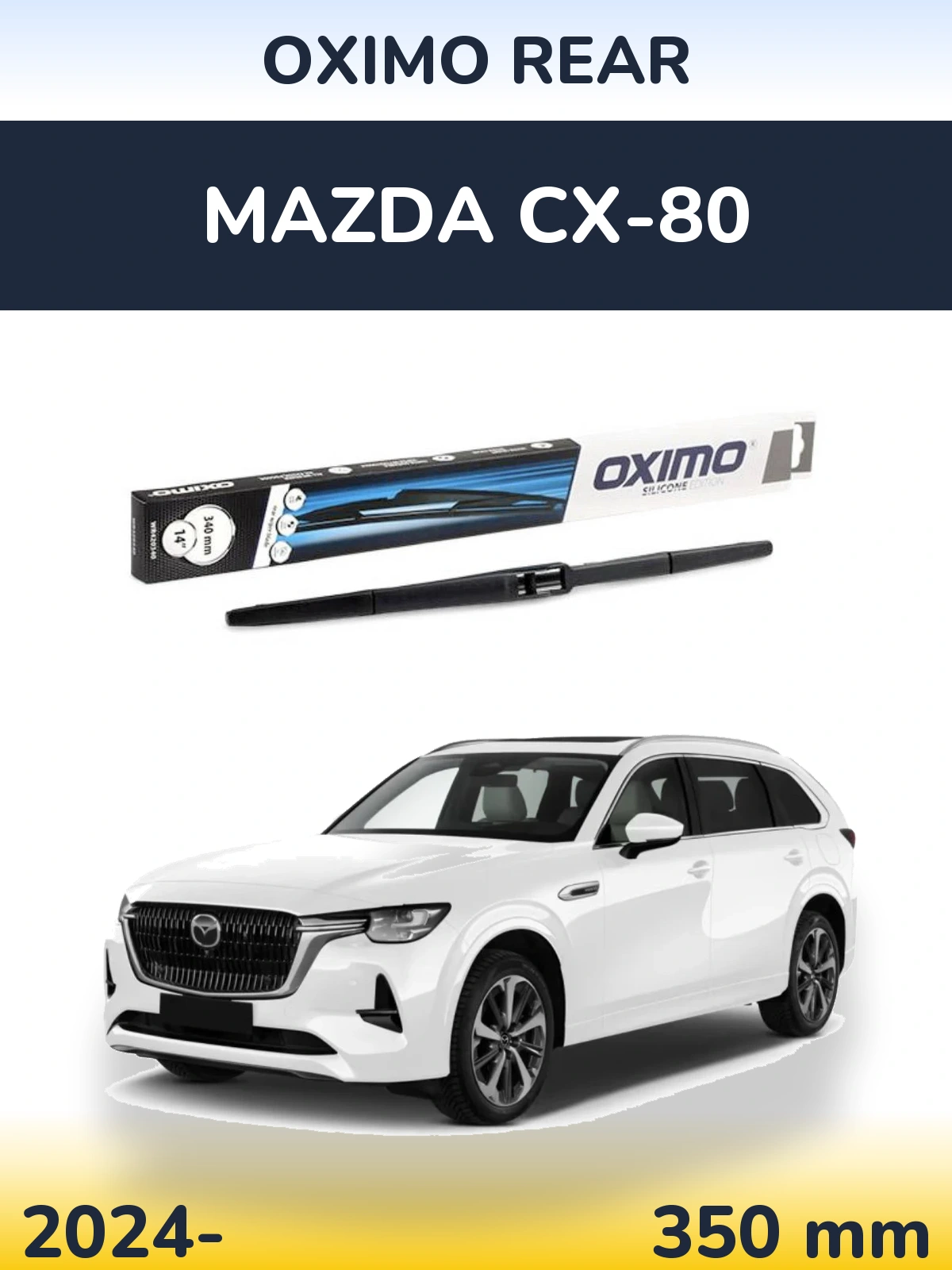 Tylna wycieraczka Oximo Rear 350 mm do Mazda CX-80 2024-2026