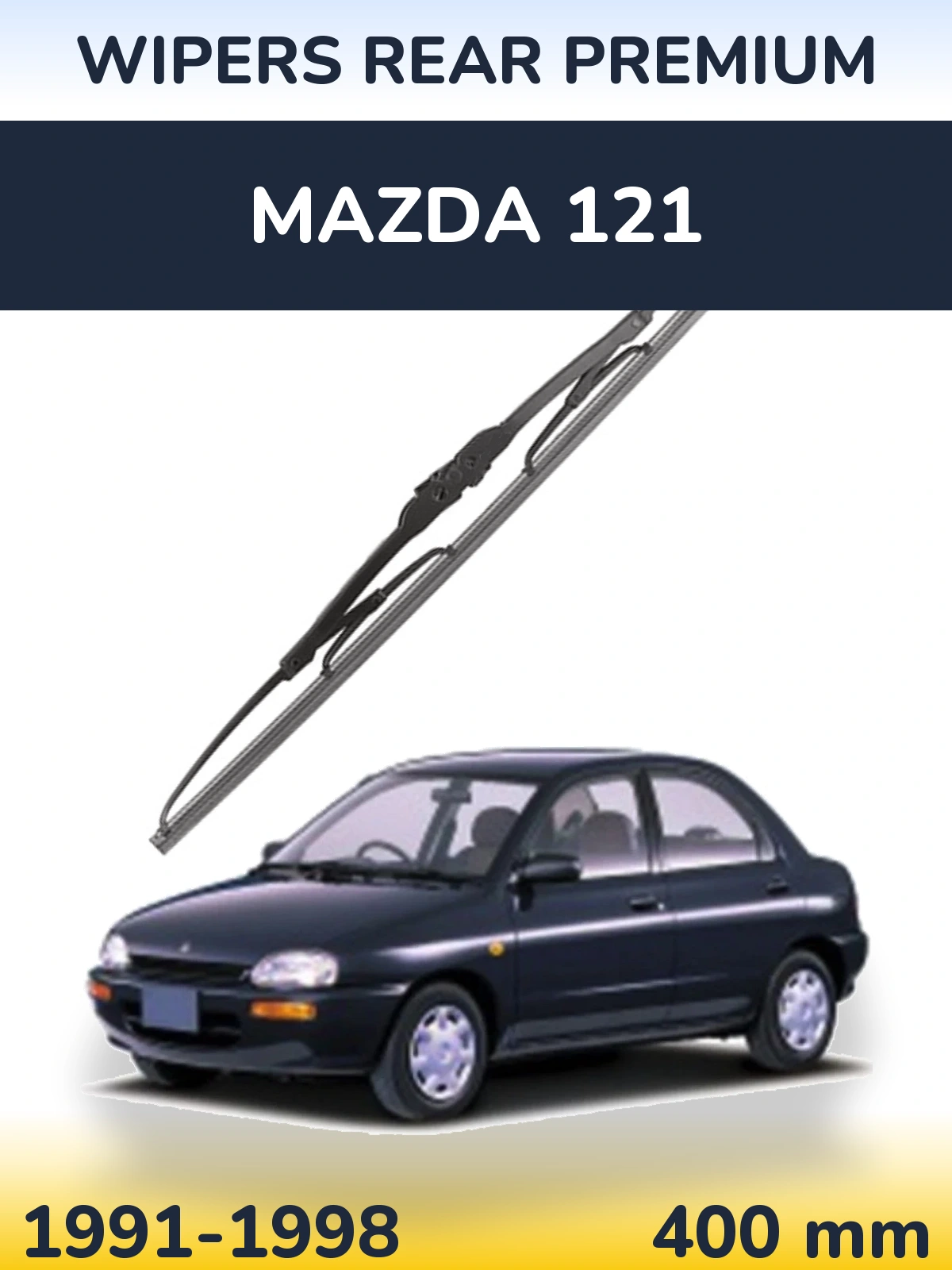 Задний дворник WIPERS REAR PREMIUM 400 мм для Mazda 121 1991-1998