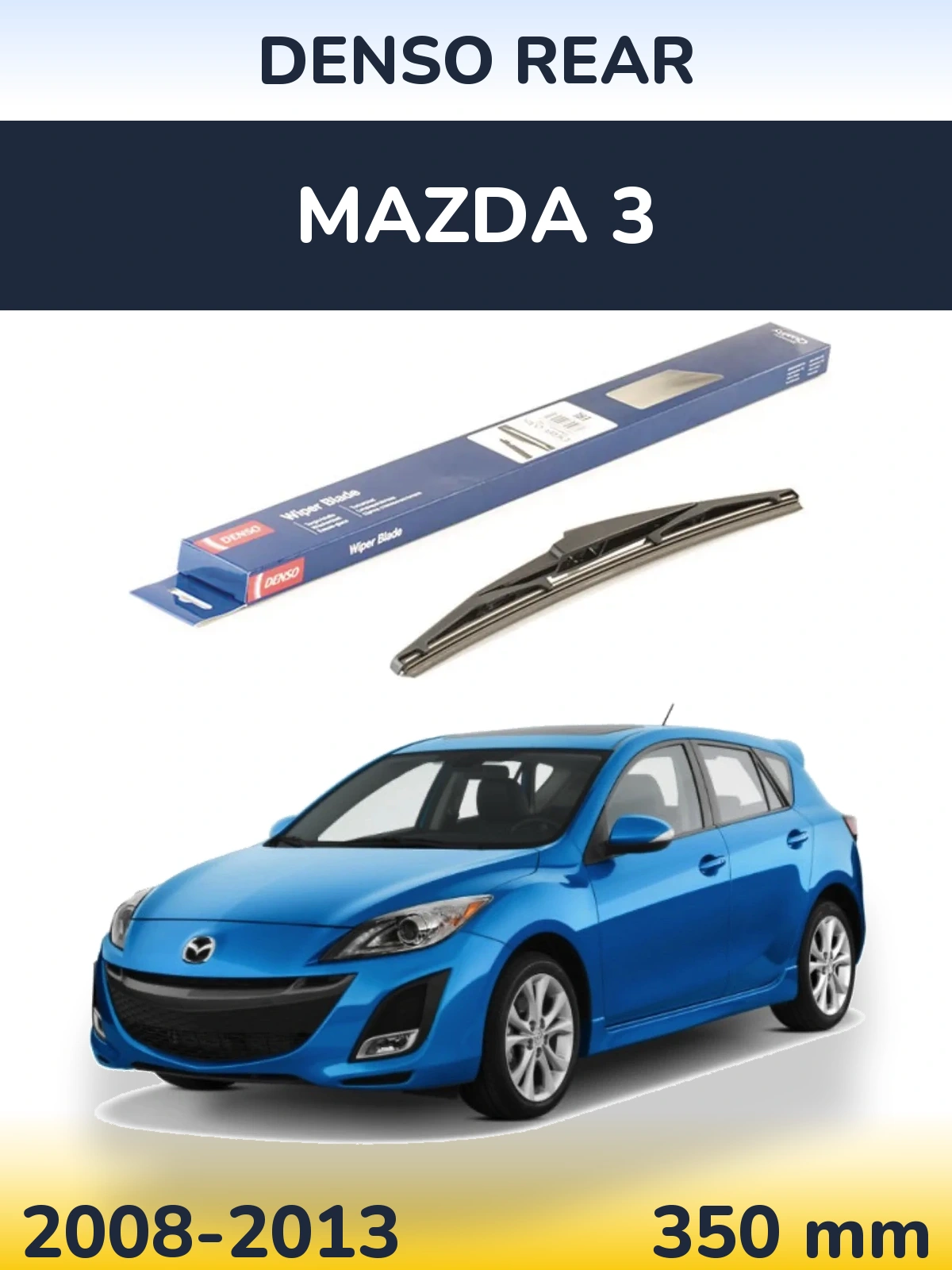 Tylna wycieraczka Denso Rear 350 mm do Mazda 3 2008-2013