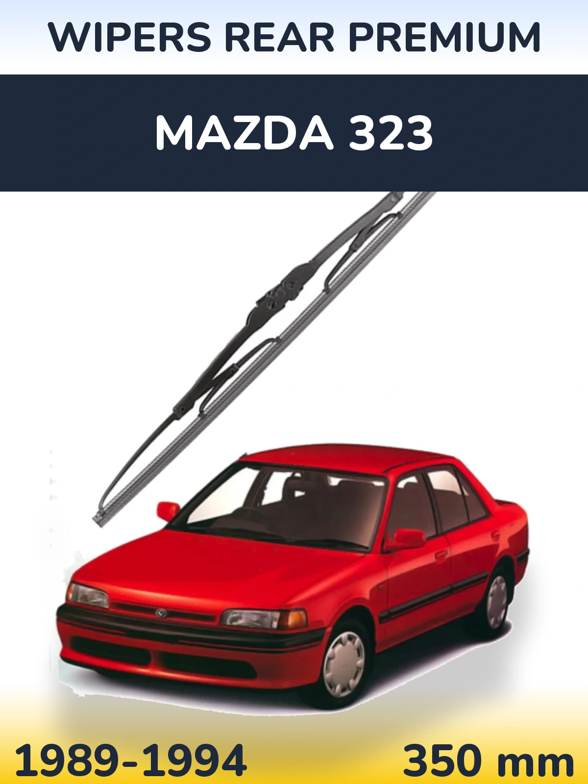Tylna wycieraczka WIPERS REAR PREMIUM 350 mm do Mazda 323 1989-1994
