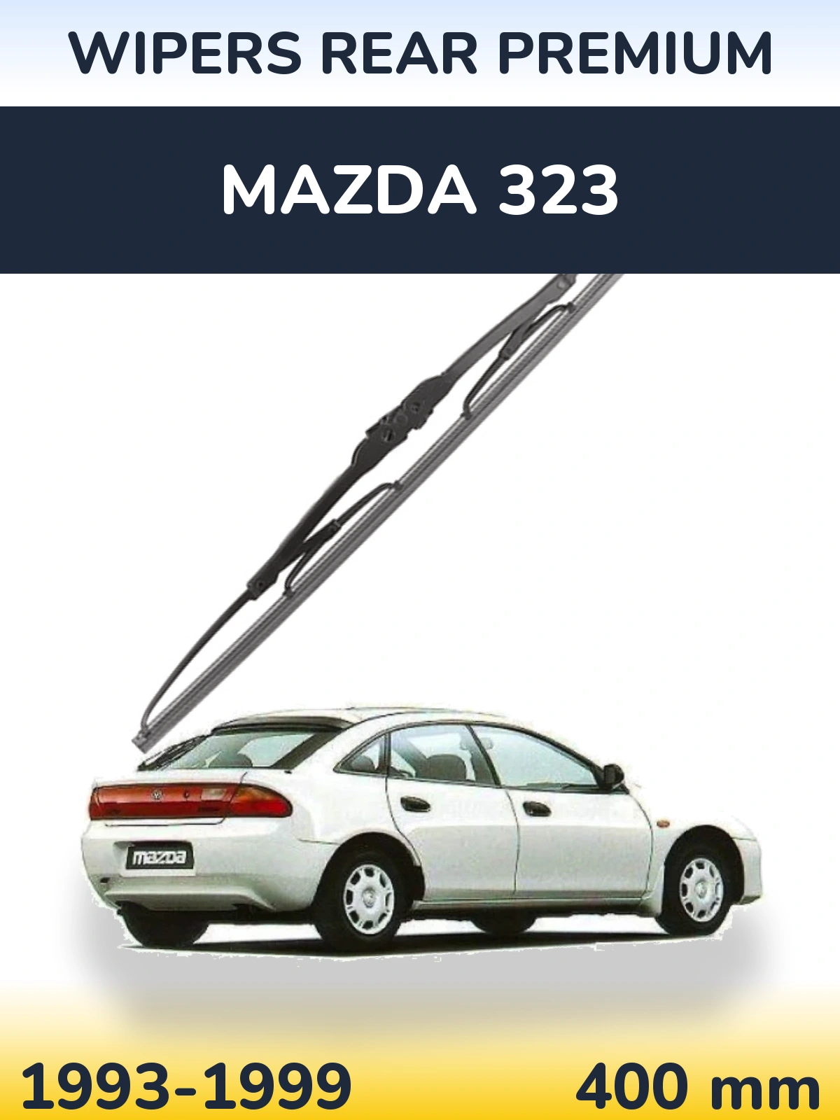 Tylna wycieraczka WIPERS REAR PREMIUM 400 mm do Mazda 323 1993-1999