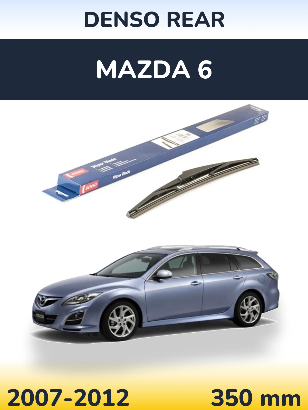 Tylna wycieraczka Denso Rear 350 mm do Mazda 6 2007-2012