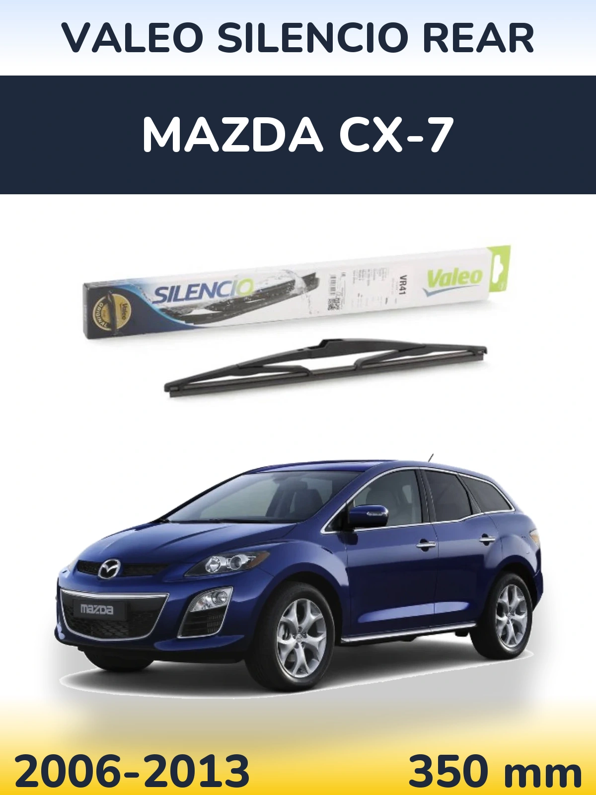 Tylna wycieraczka Valeo Silencio Rear 345 mm do Mazda CX-7 2006-2013