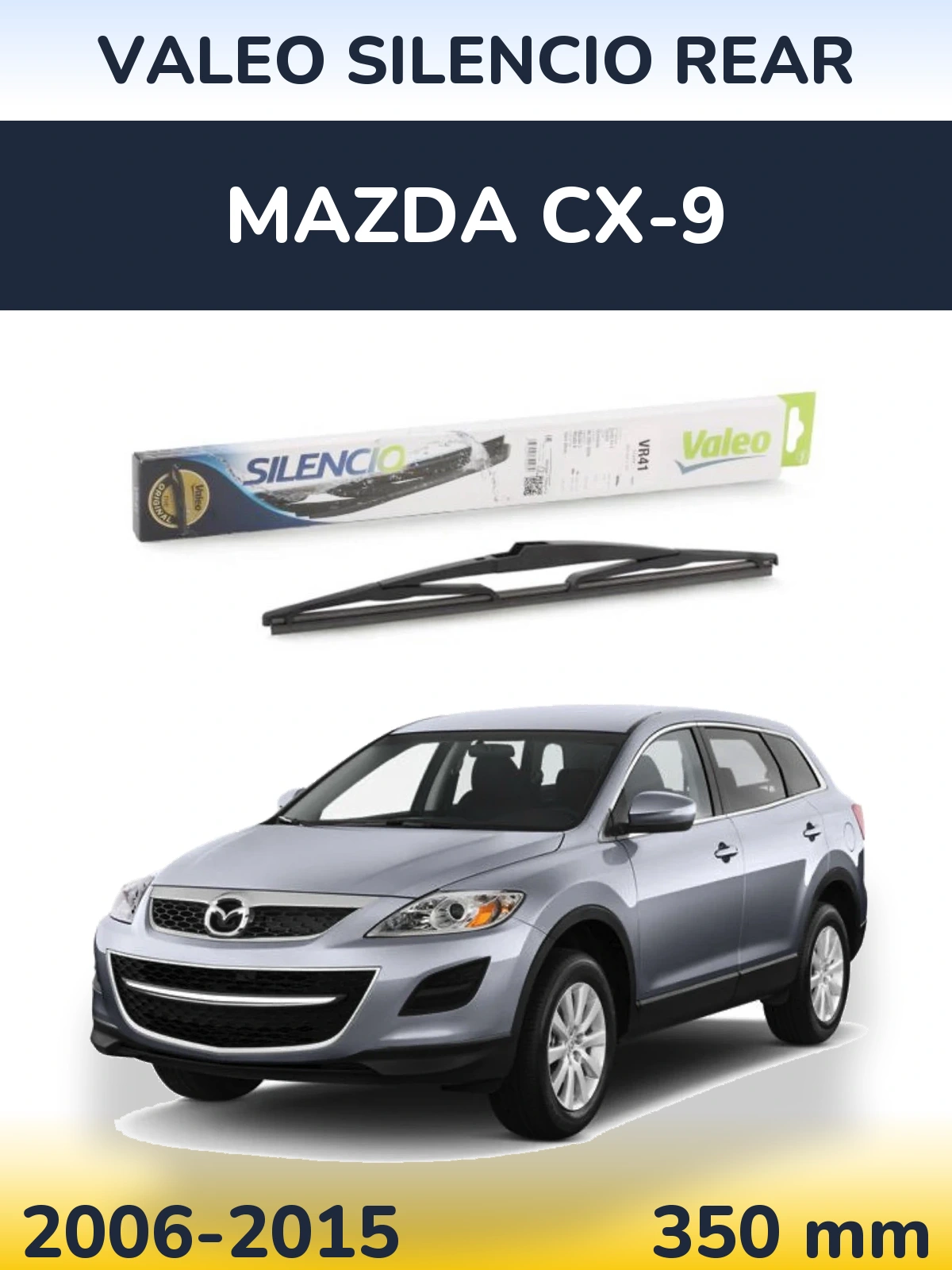 Tylna wycieraczka Valeo Silencio Rear 345 mm do Mazda CX-9 2006-2015