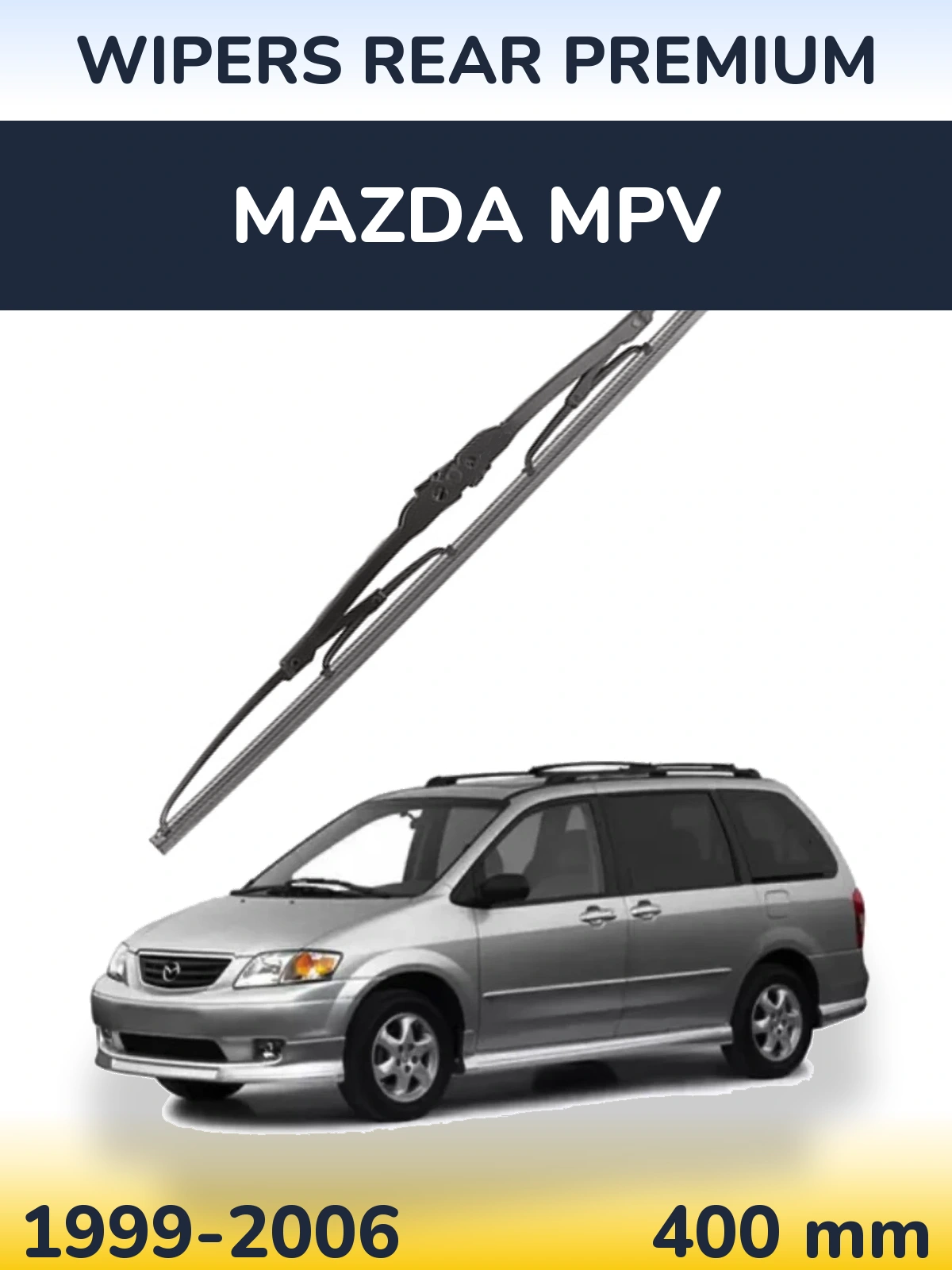 Tylna wycieraczka WIPERS REAR PREMIUM 400 mm do Mazda MPV 1999-2006