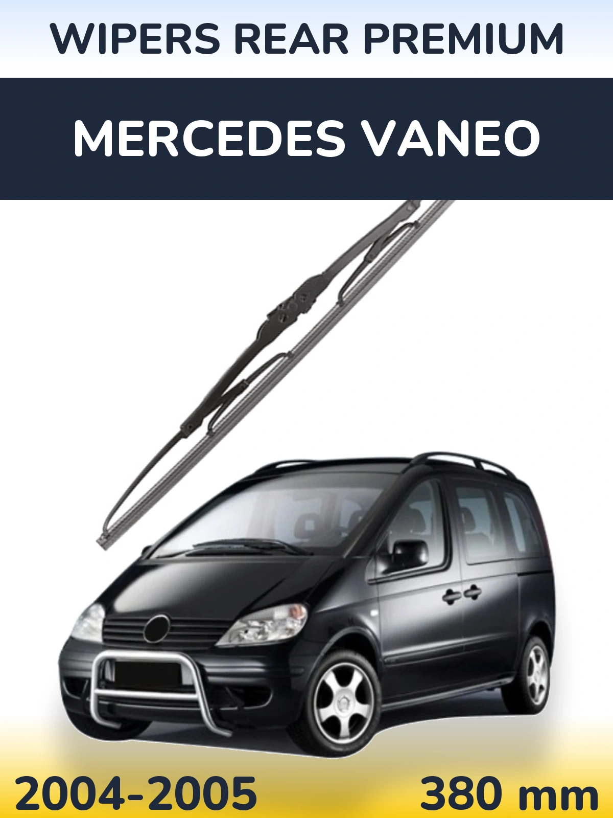 Задний дворник WIPERS REAR PREMIUM 380 мм для Mercedes Vaneo 2004-2005