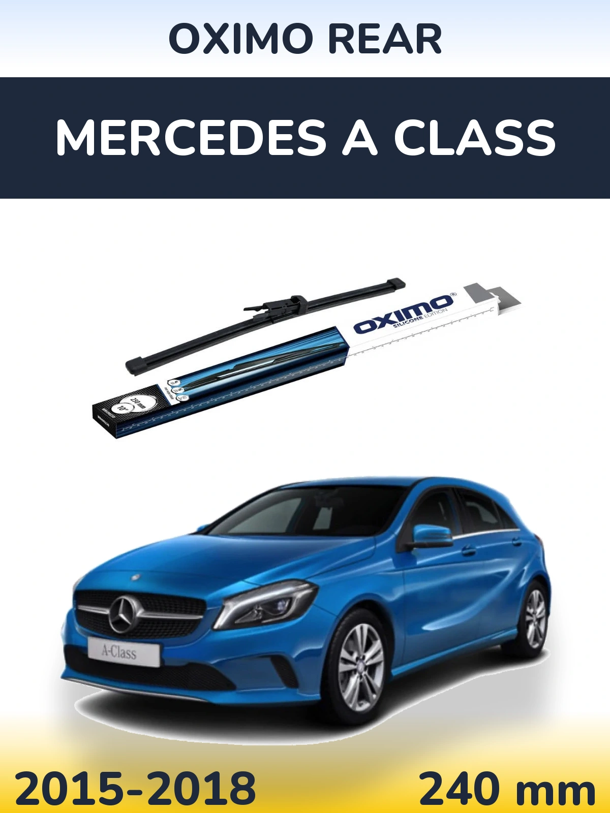 Задний дворник Oximo Rear 250 мм для Mercedes A Class 2015-2018