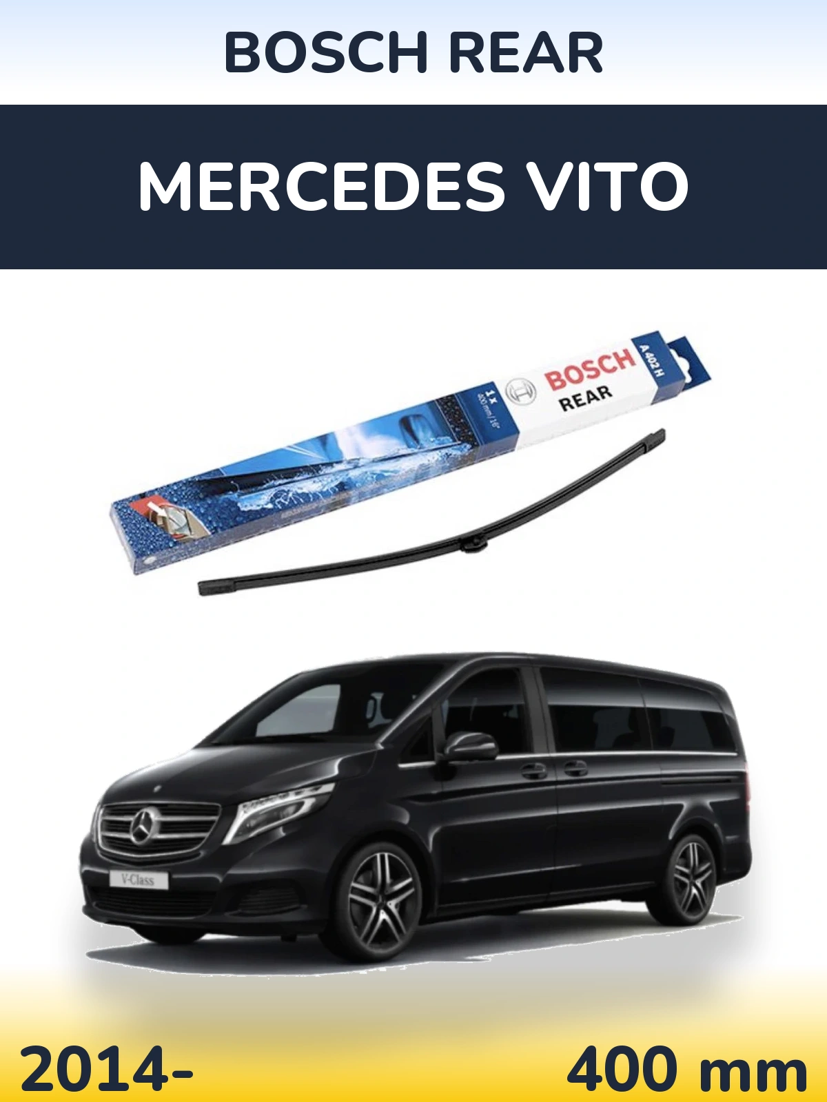 Tylna wycieraczka BOSCH Rear 400 mm do Mercedes Vito 2014-2026