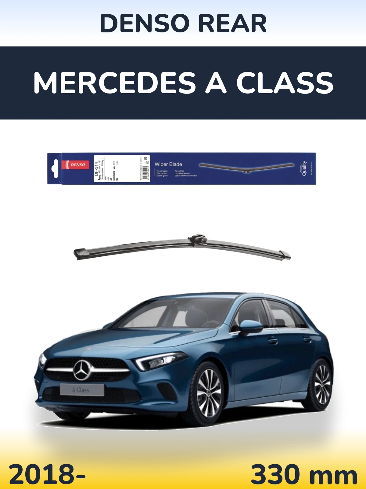 Задний дворник Denso Rear 320 мм для Mercedes A Class 2018-2026