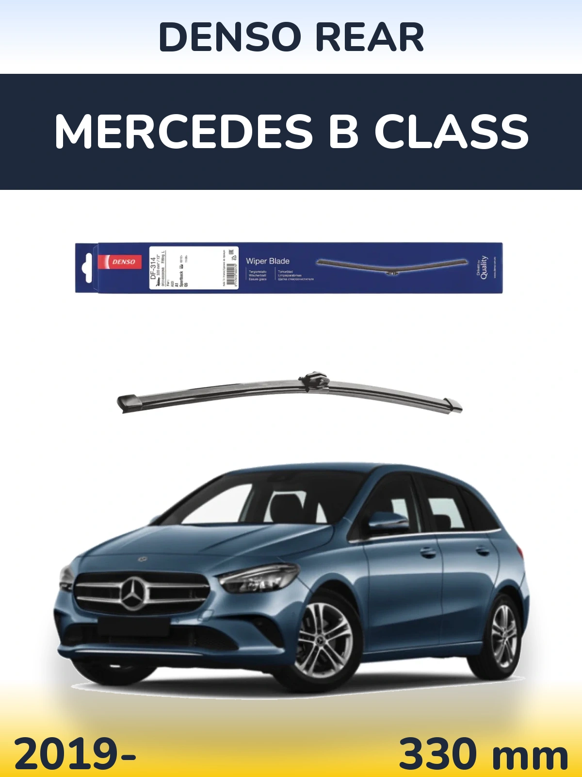 Tylna wycieraczka Denso Rear 320 mm do Mercedes Klasa B 2019-2026