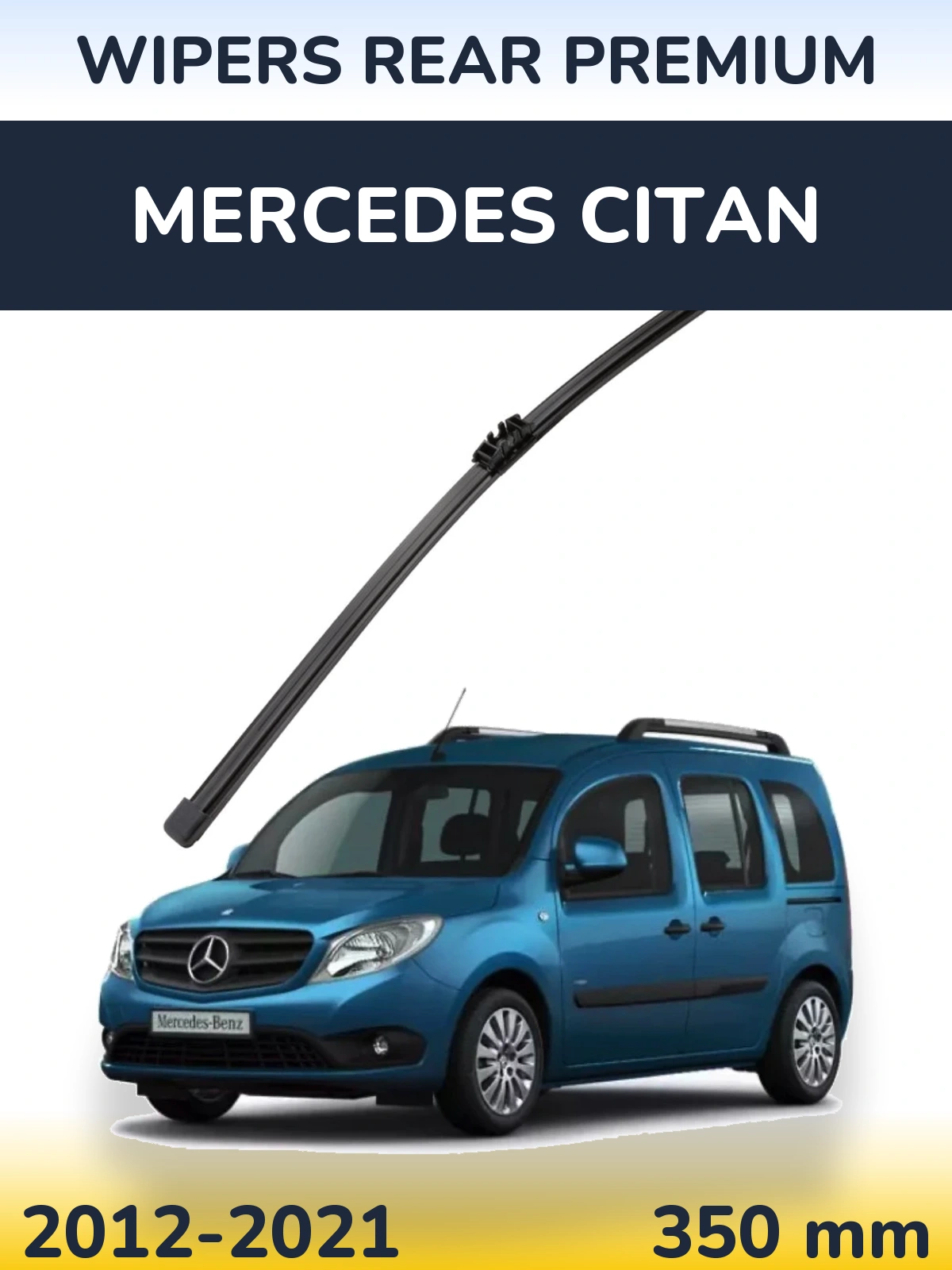 Задний дворник WIPERS REAR PREMIUM 350 мм для Mercedes Citan 2012-2021