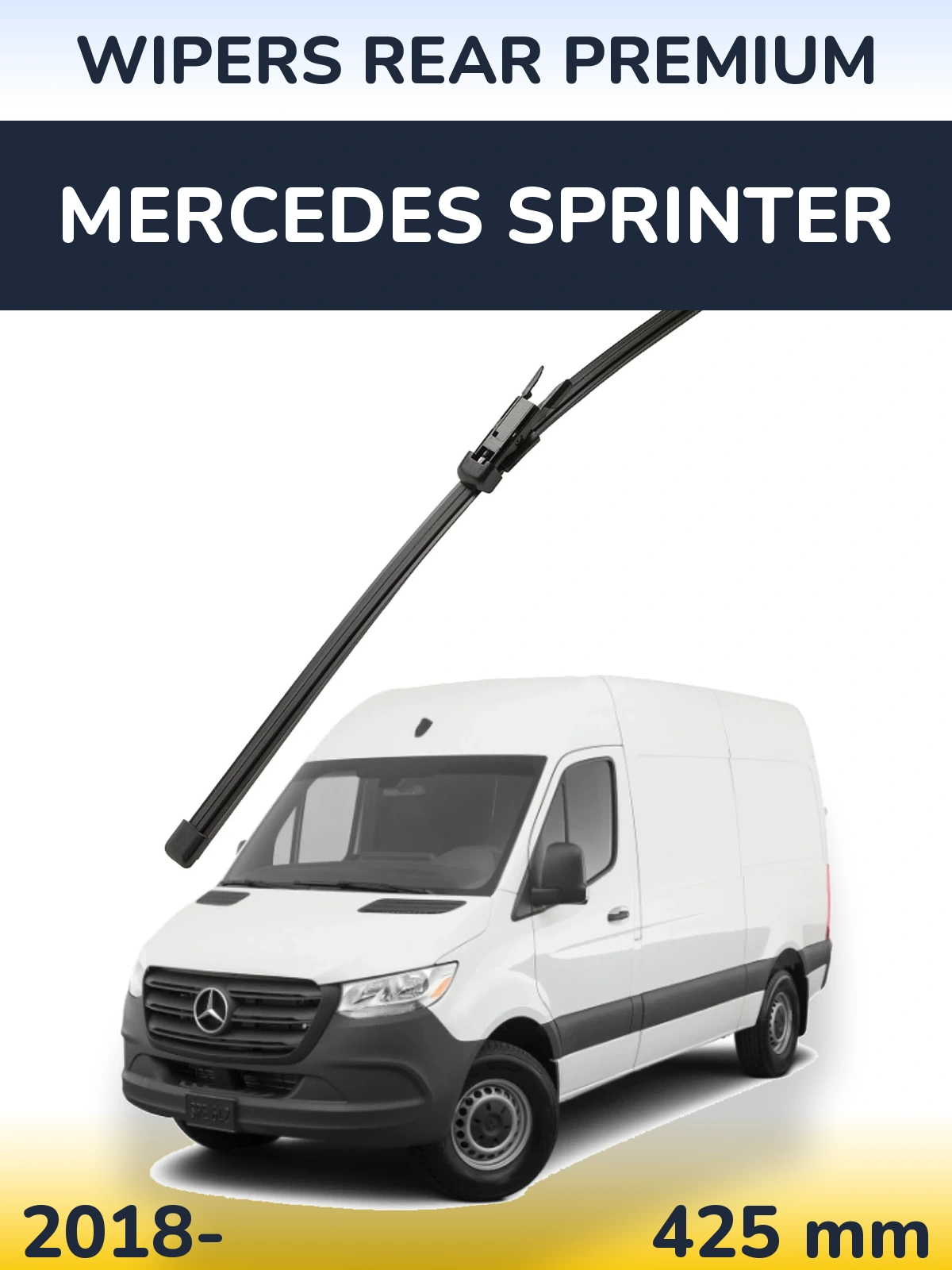 Rear wiper blade WIPERS REAR PREMIUM 425 mm for Mercedes Sprinter 2018-2026