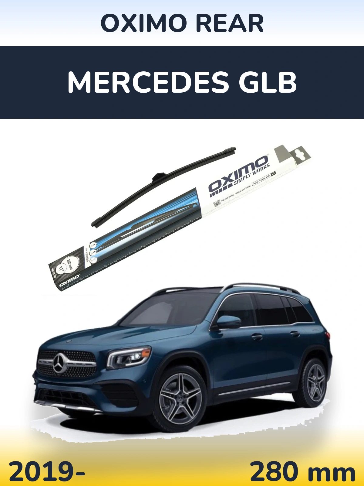 Tylna wycieraczka Oximo Rear 280 mm do Mercedes GLB 2019-2026