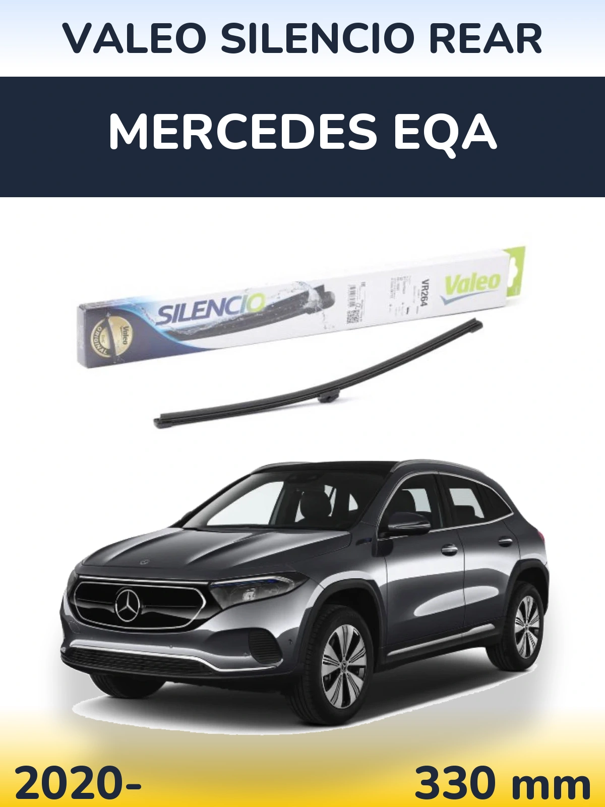 Tylna wycieraczka Valeo Silencio Rear 320 mm do Mercedes EQA 2020-2026