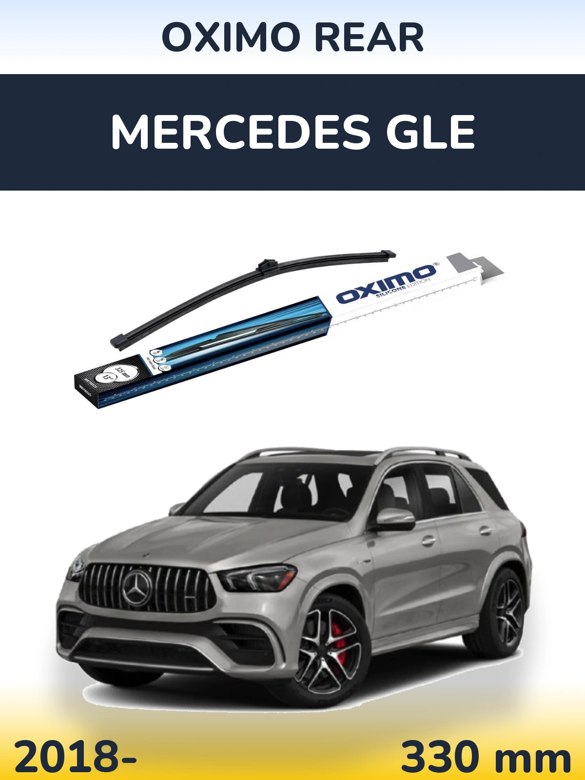 Rear wiper blade Oximo Rear 325 mm for Mercedes GLE 2018-2026