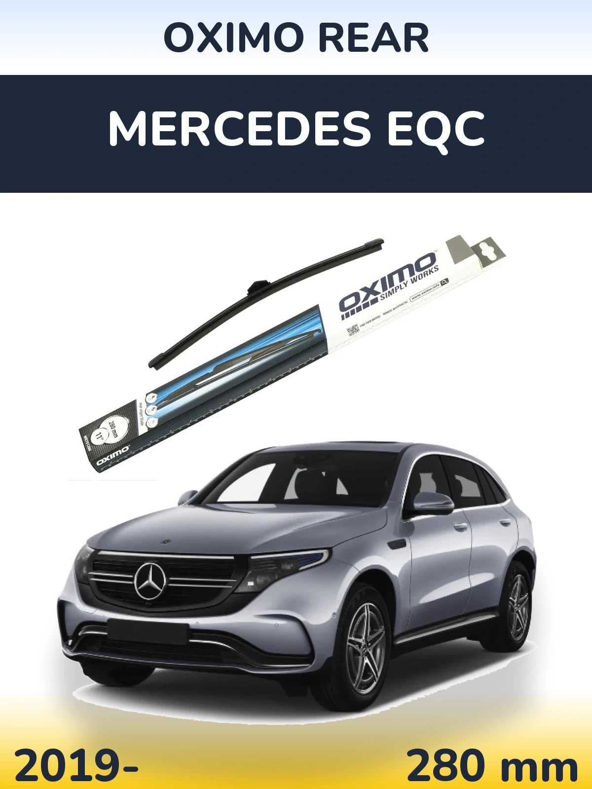 Tylna wycieraczka Oximo Rear 280 mm do Mercedes EQC 2019-2026