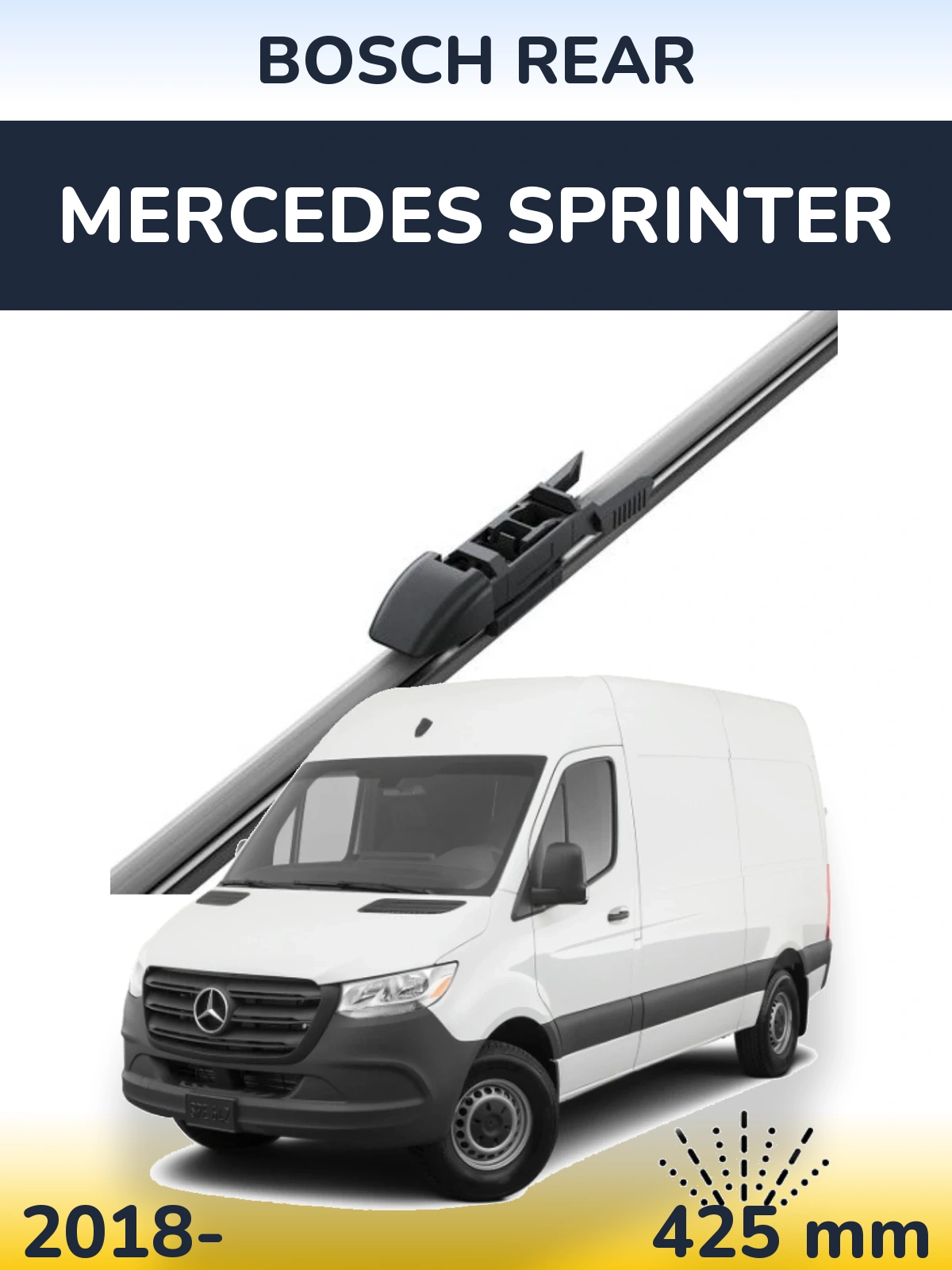Tylna wycieraczka BOSCH Rear 425 mm do Mercedes Sprinter 2018-2026