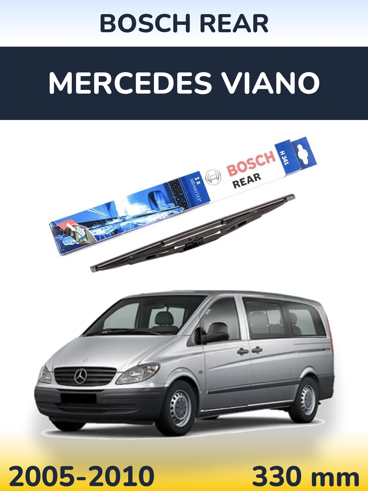 Tylna wycieraczka BOSCH Rear 340 mm do Mercedes Viano 2005-2010